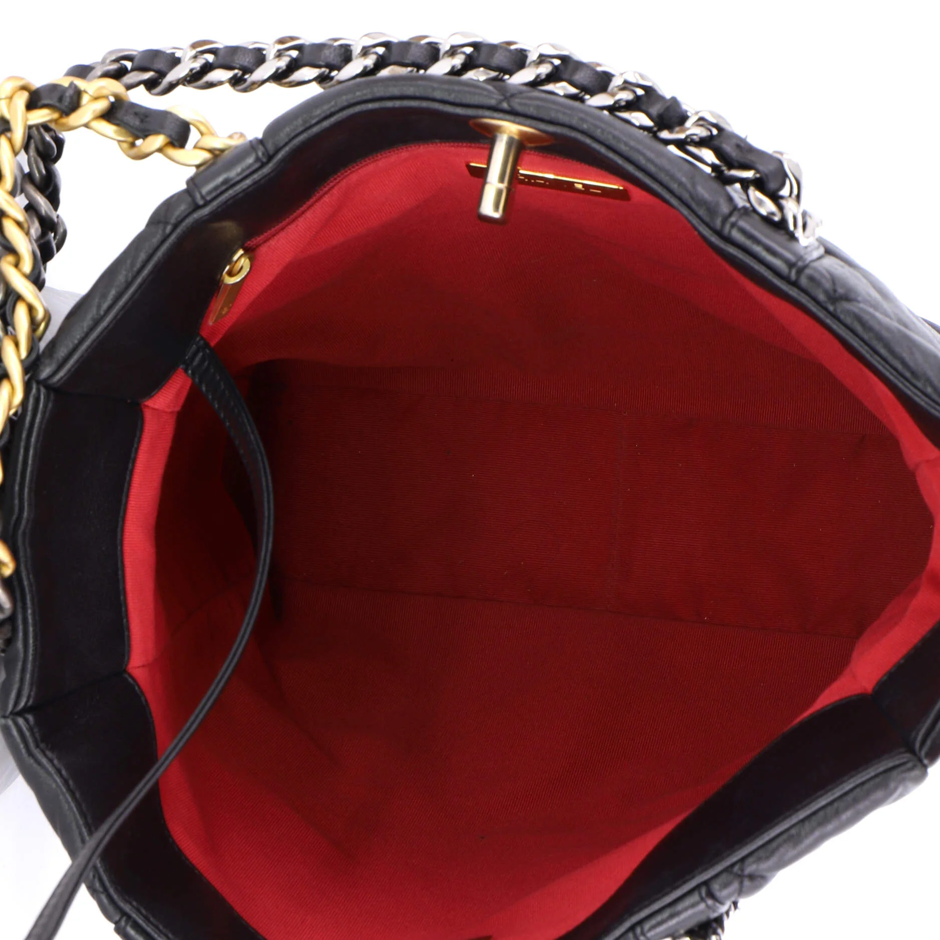 19 Shopping Bag Quilted Leather Medium - Image 6