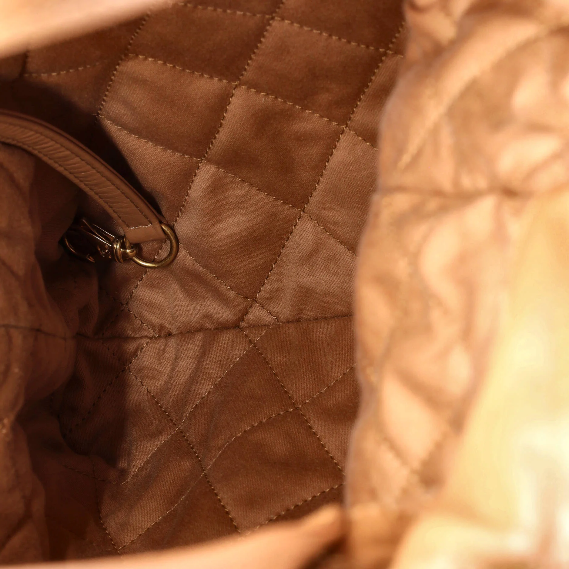 22 Chain Backpack Quilted Calfskin Medium - Image 5
