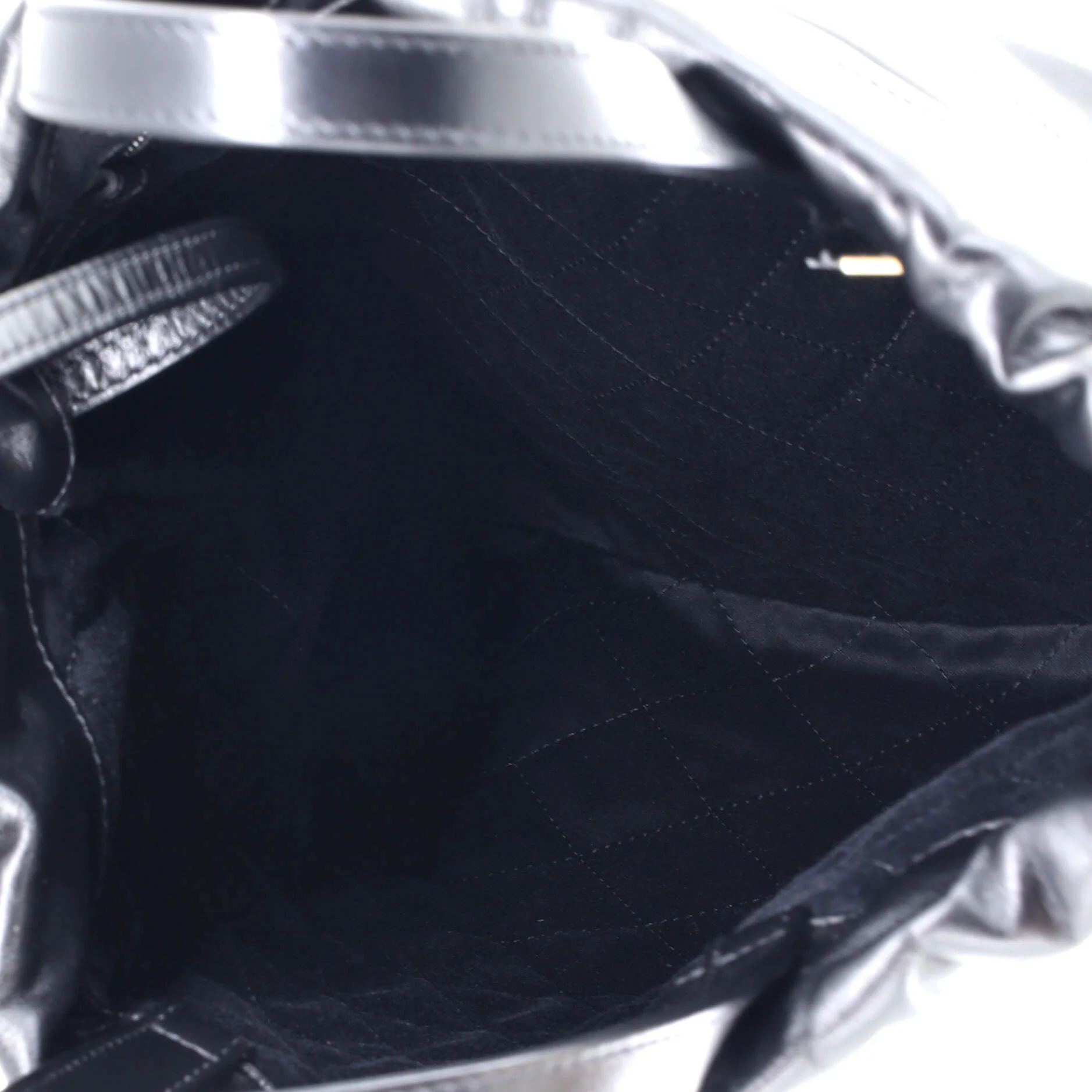 22 Chain Backpack Striped Shiny Calfskin Medium - Image 5
