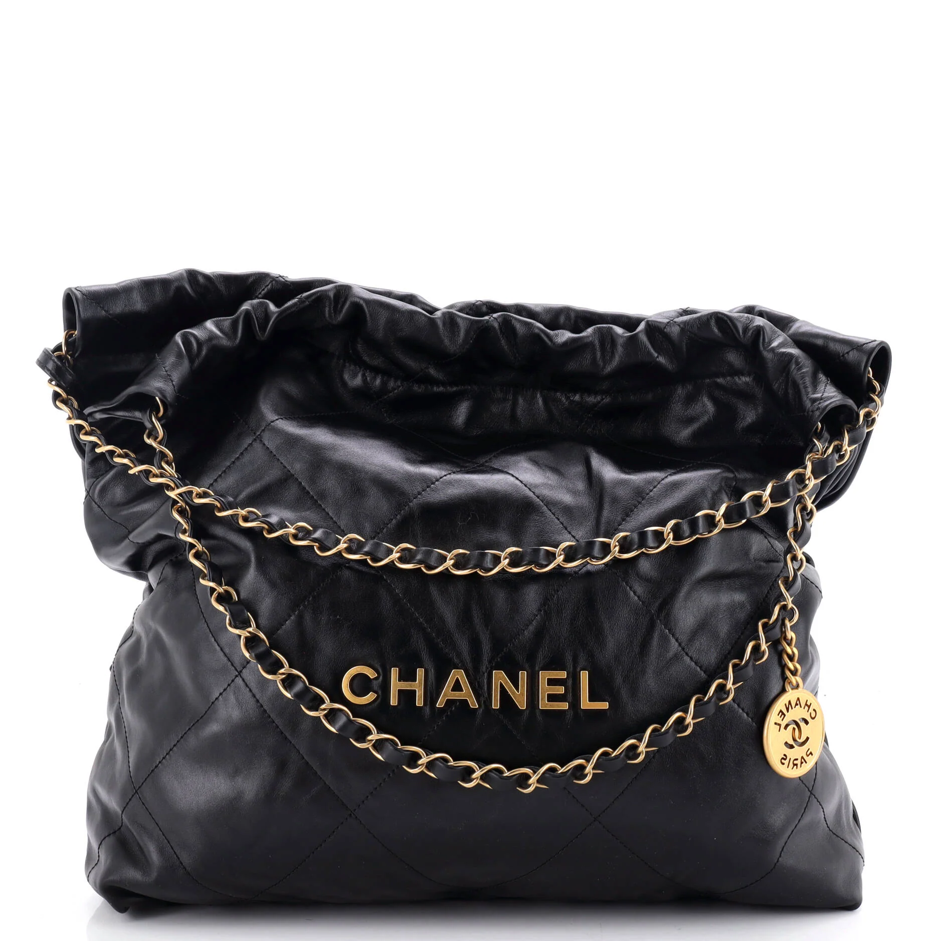 22 Chain Hobo Quilted Calfskin Medium