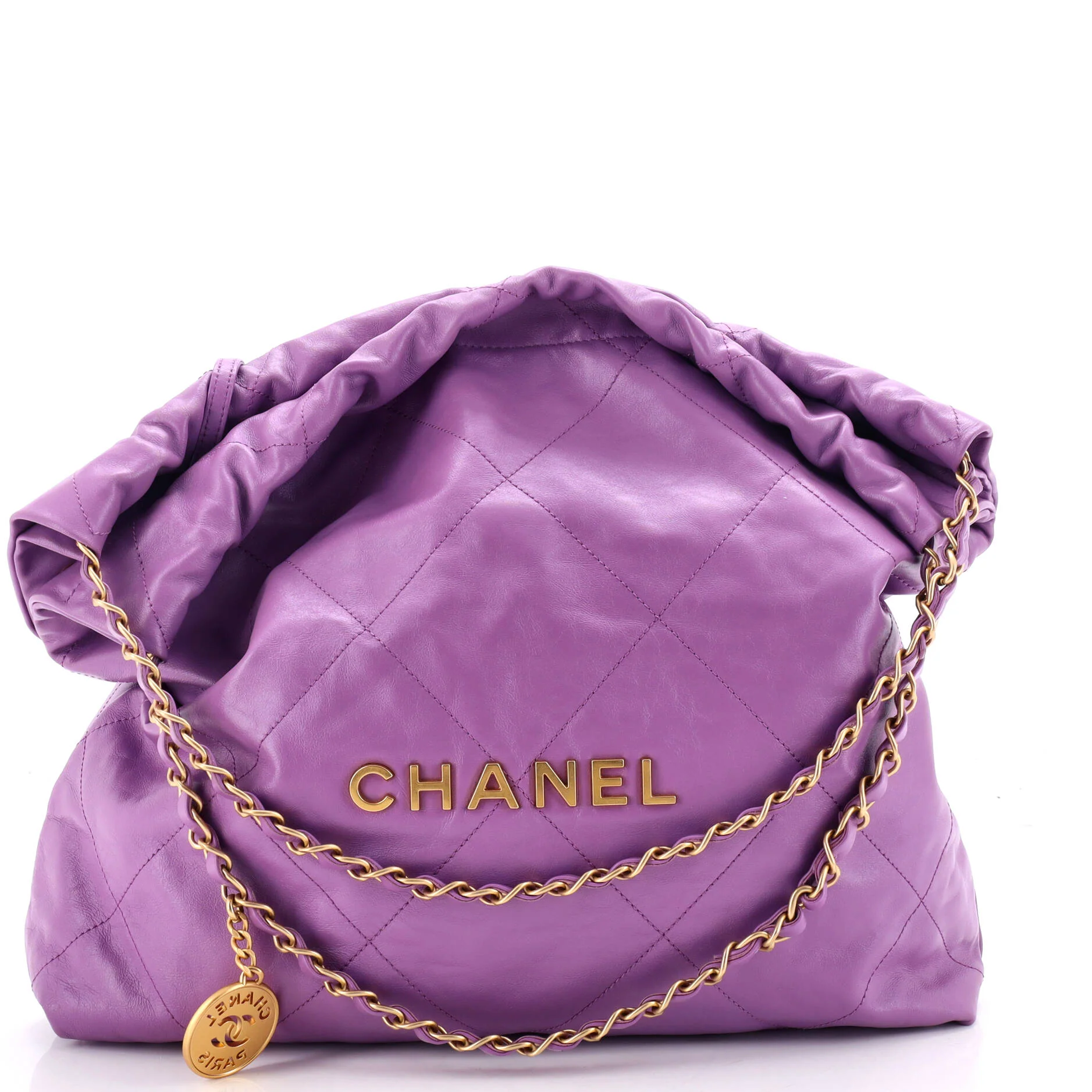22 Chain Hobo Quilted Calfskin Medium