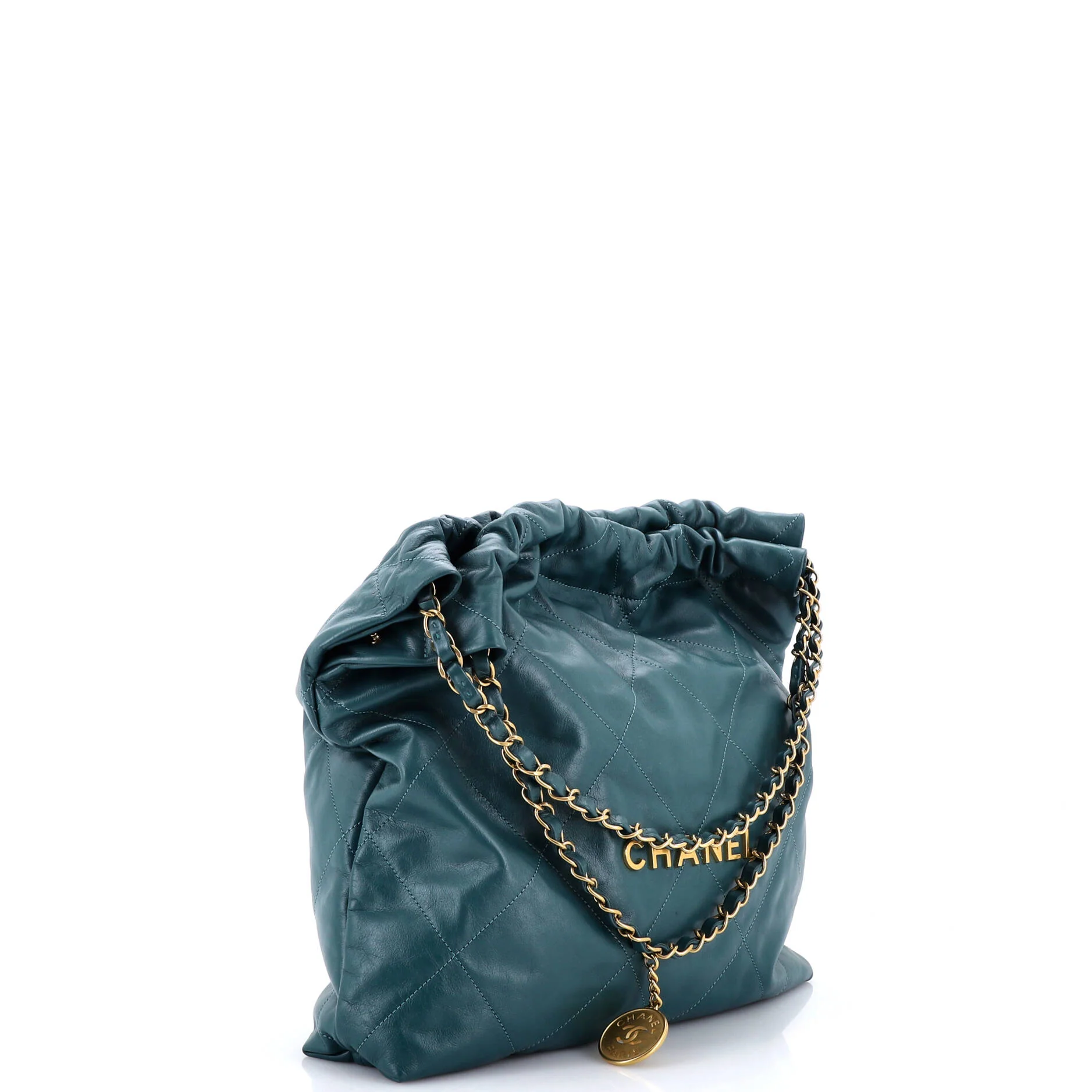 22 Chain Hobo Quilted Calfskin Medium - Image 3