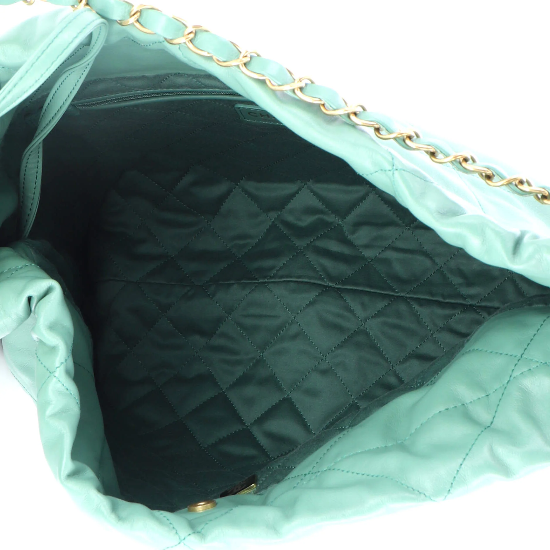 22 Chain Hobo Quilted Calfskin Medium - Image 6