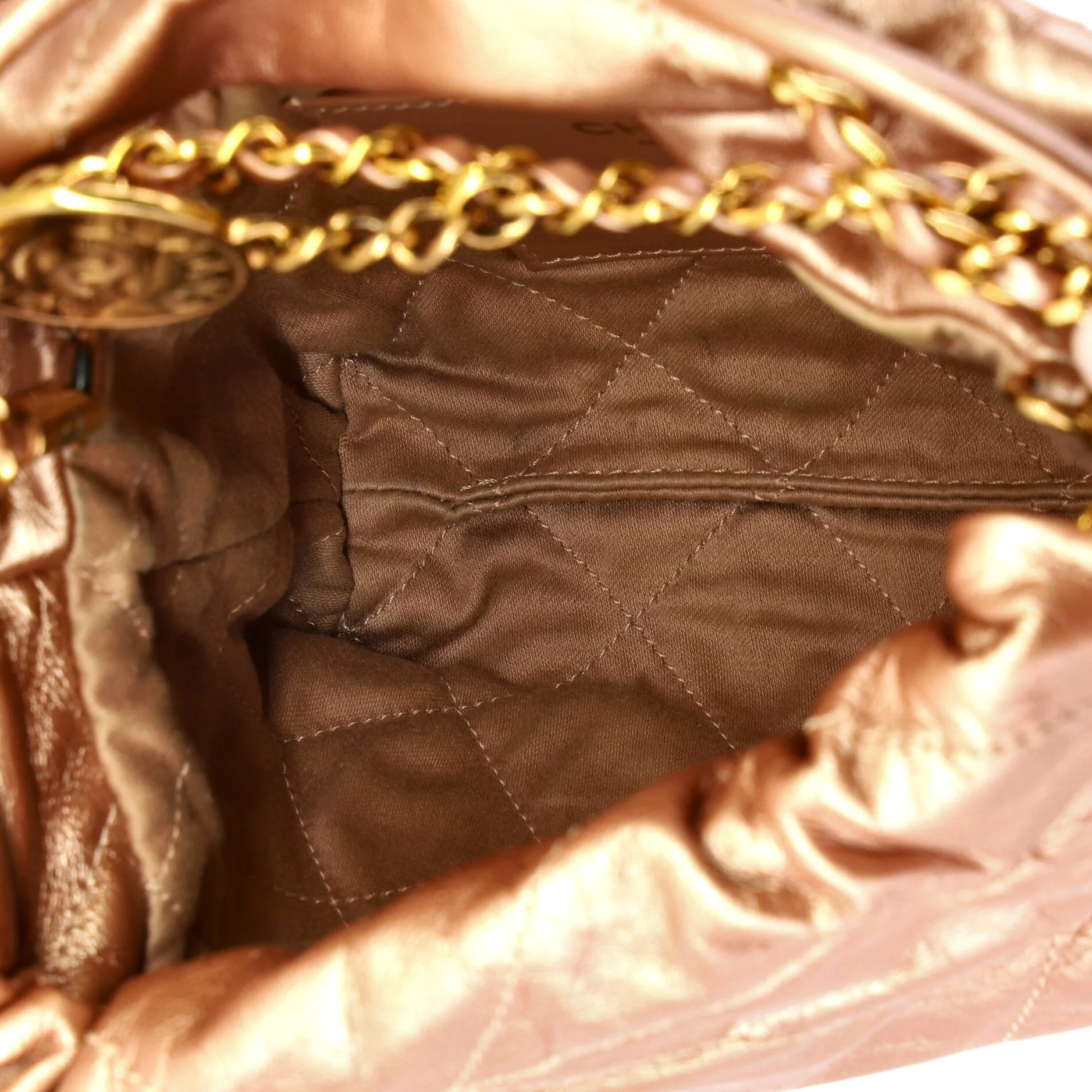 22 Chain Hobo Quilted Calfskin Mini - Image 5