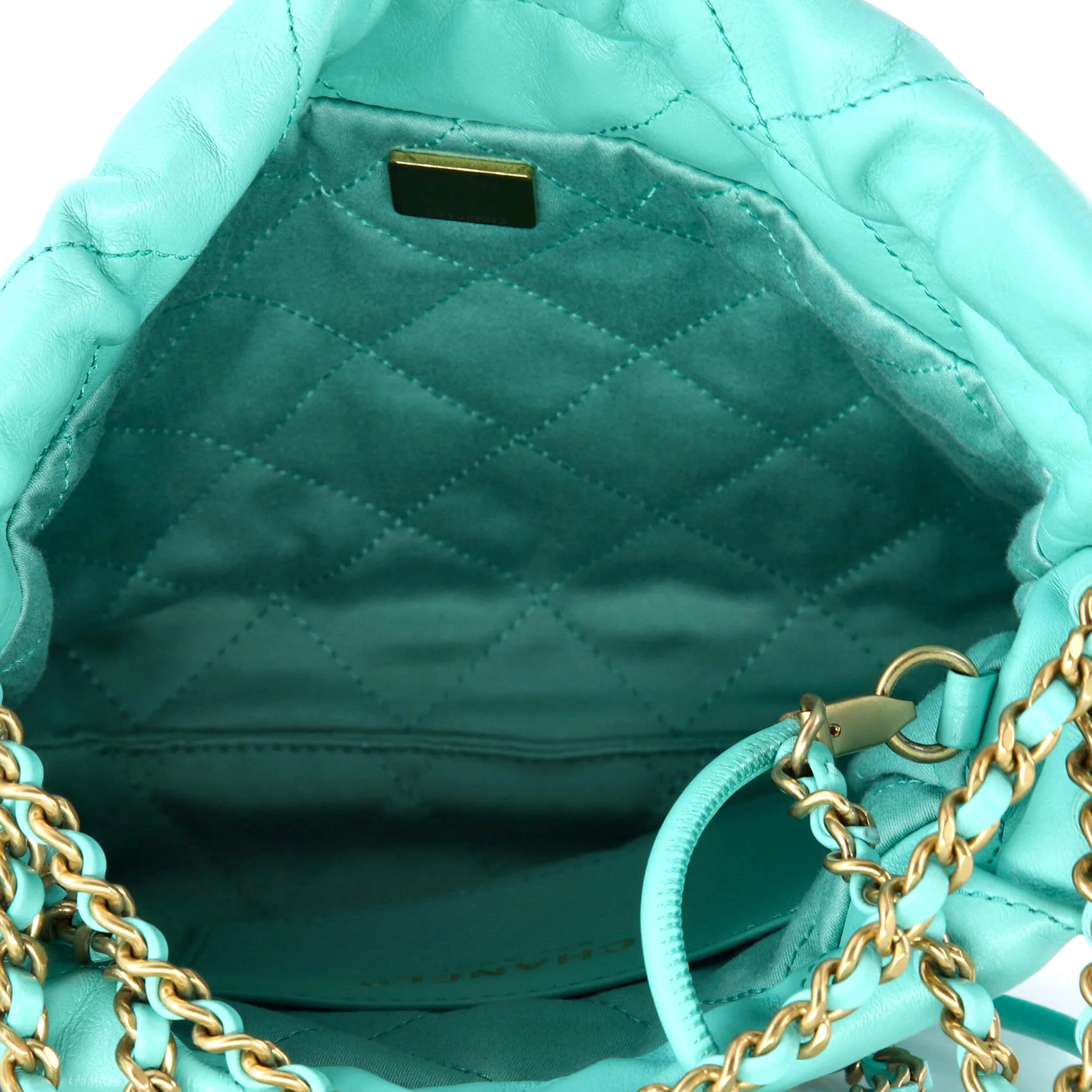 22 Chain Hobo Quilted Calfskin Mini - Image 5