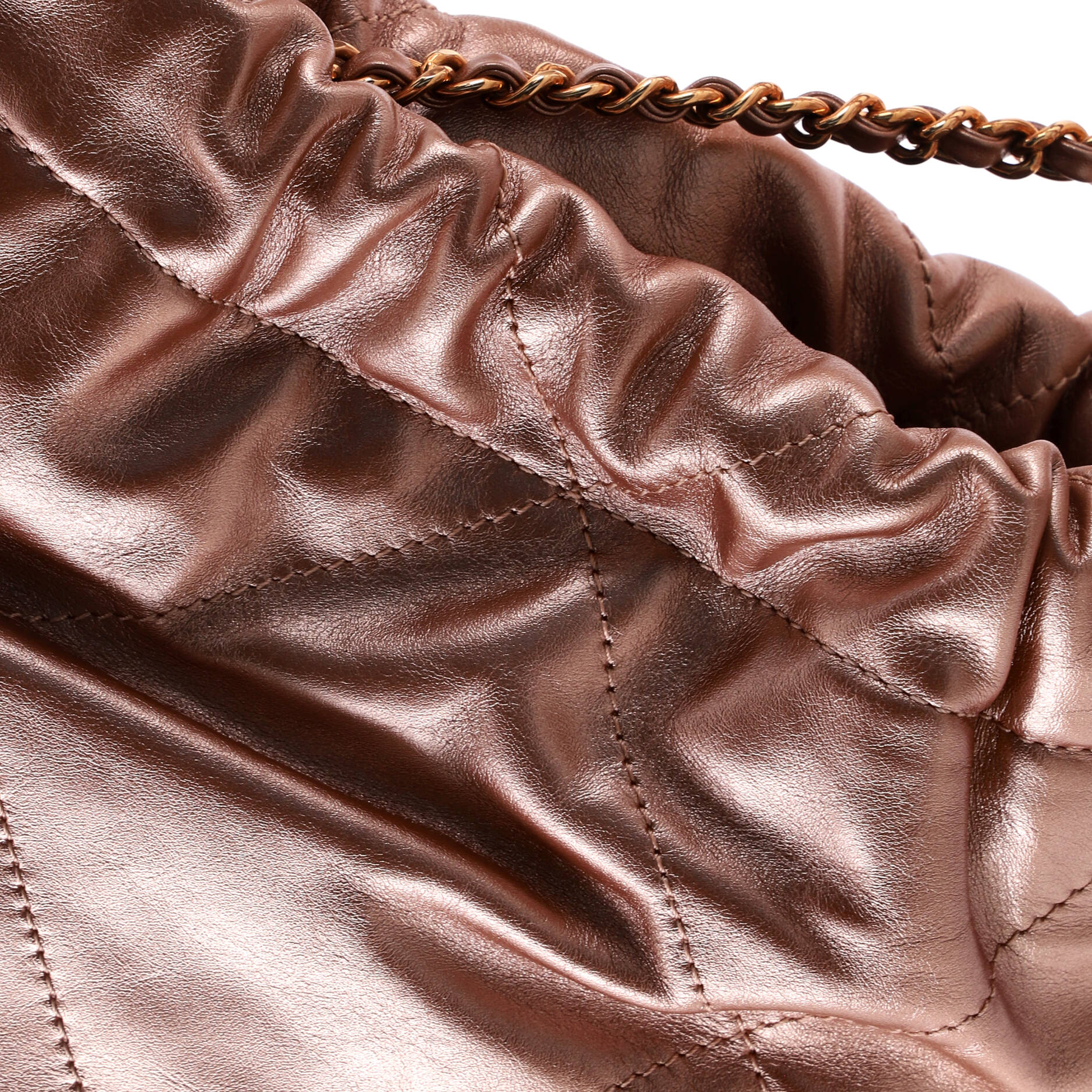 22 Chain Hobo Quilted Calfskin Mini - Image 6