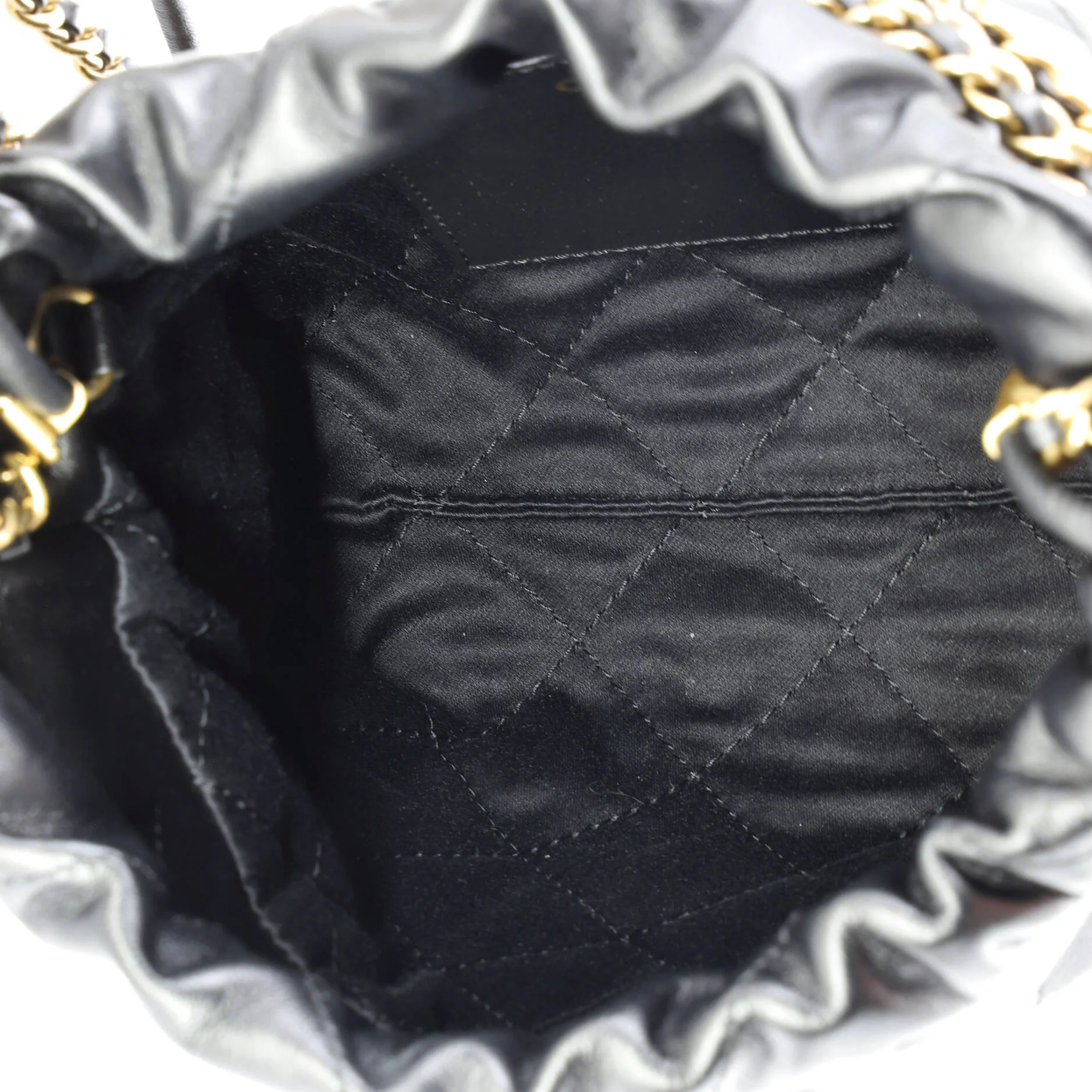 22 Chain Hobo Quilted Calfskin Mini - Image 5