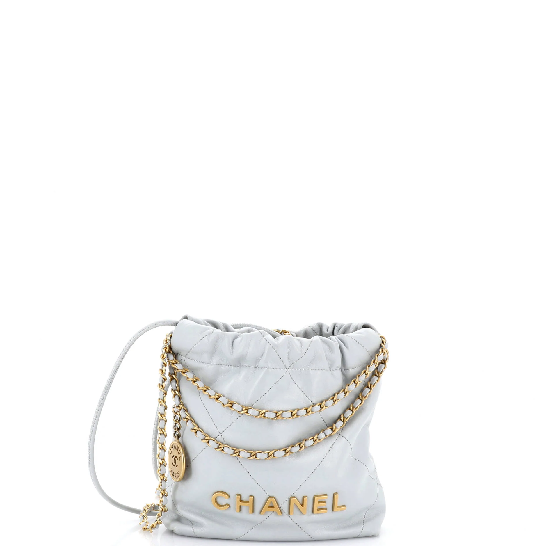 22 Chain Hobo Quilted Calfskin Mini
