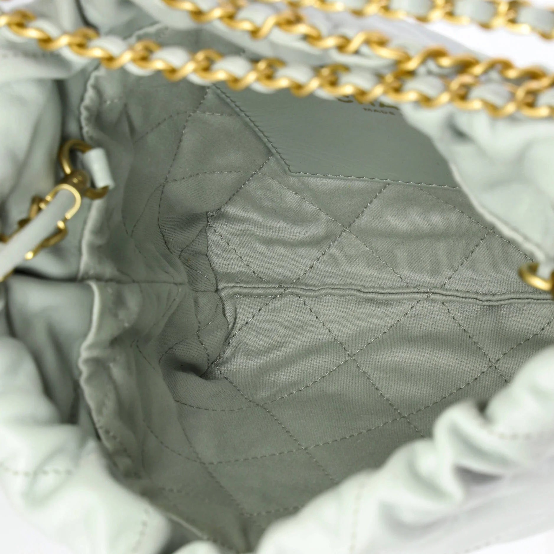 22 Chain Hobo Quilted Calfskin Mini - Image 5