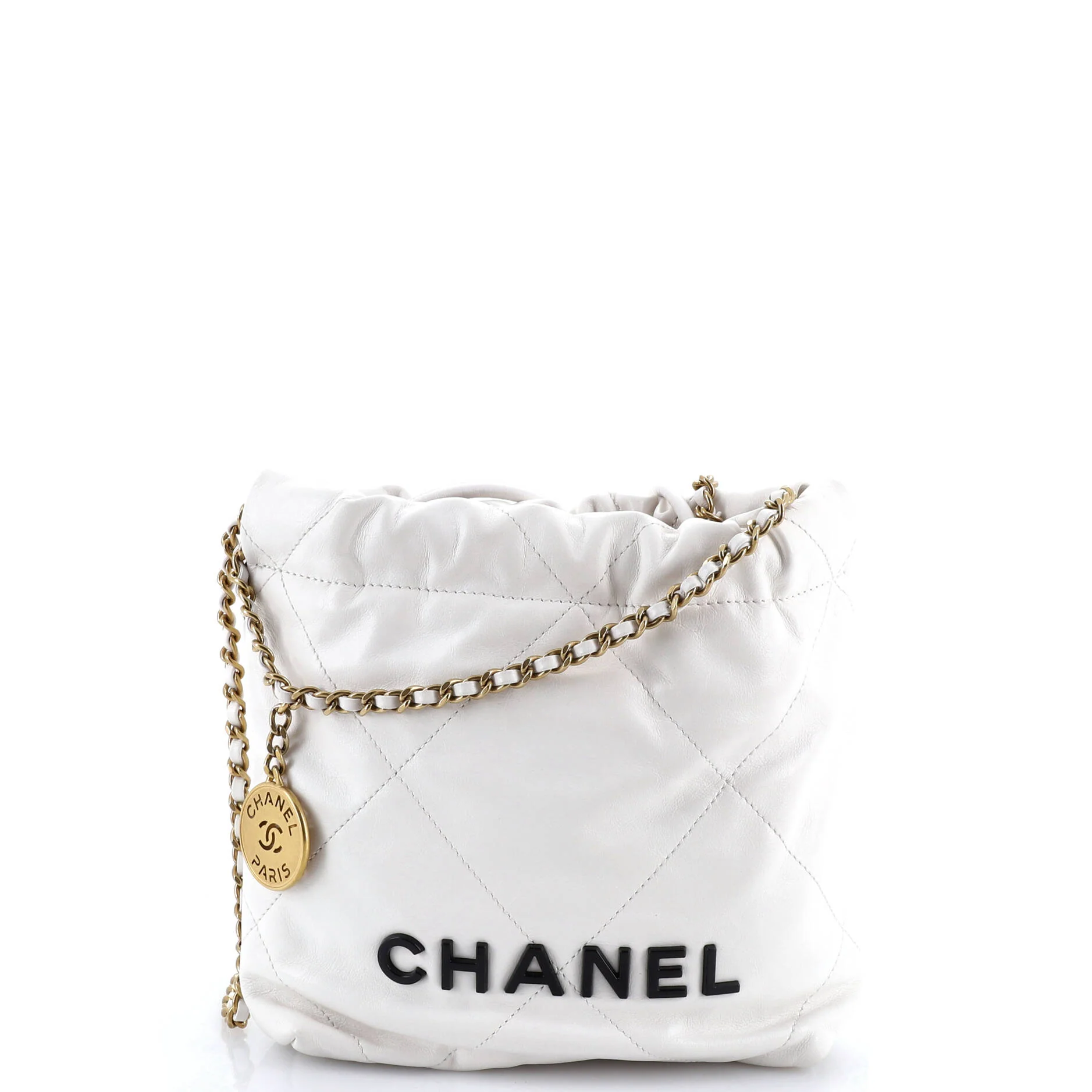 22 Chain Hobo Quilted Calfskin Mini