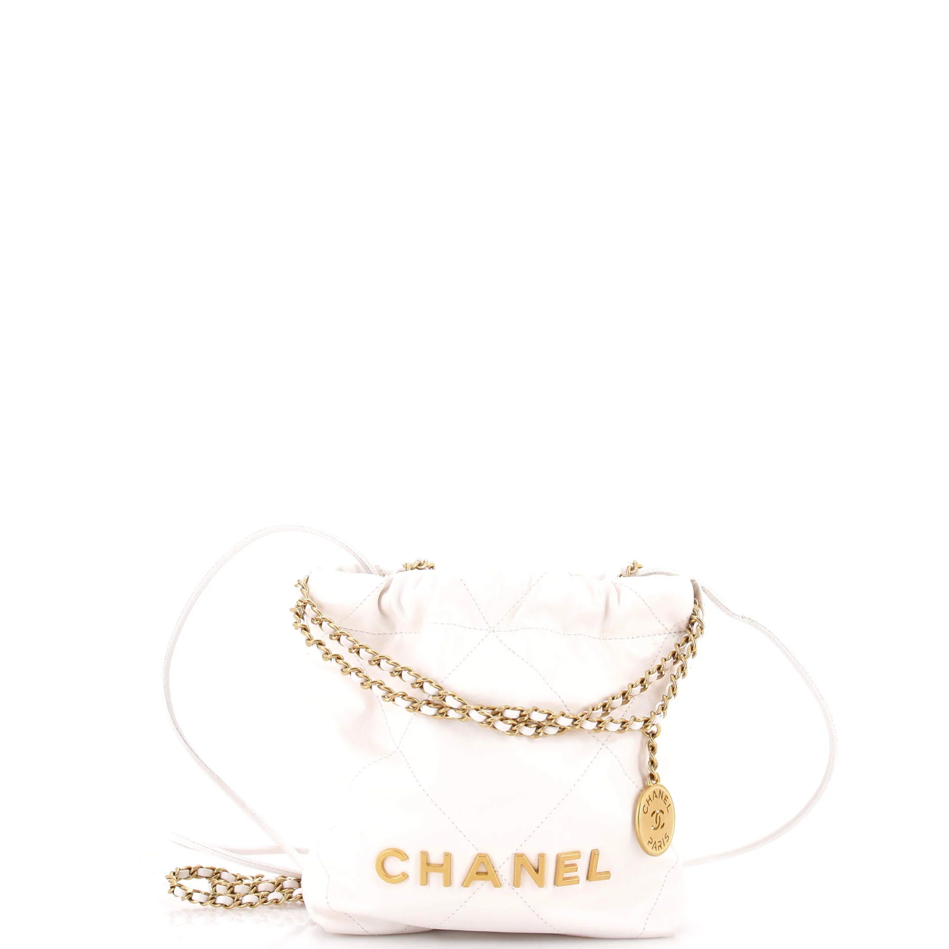 22 Chain Hobo Quilted Calfskin Mini
