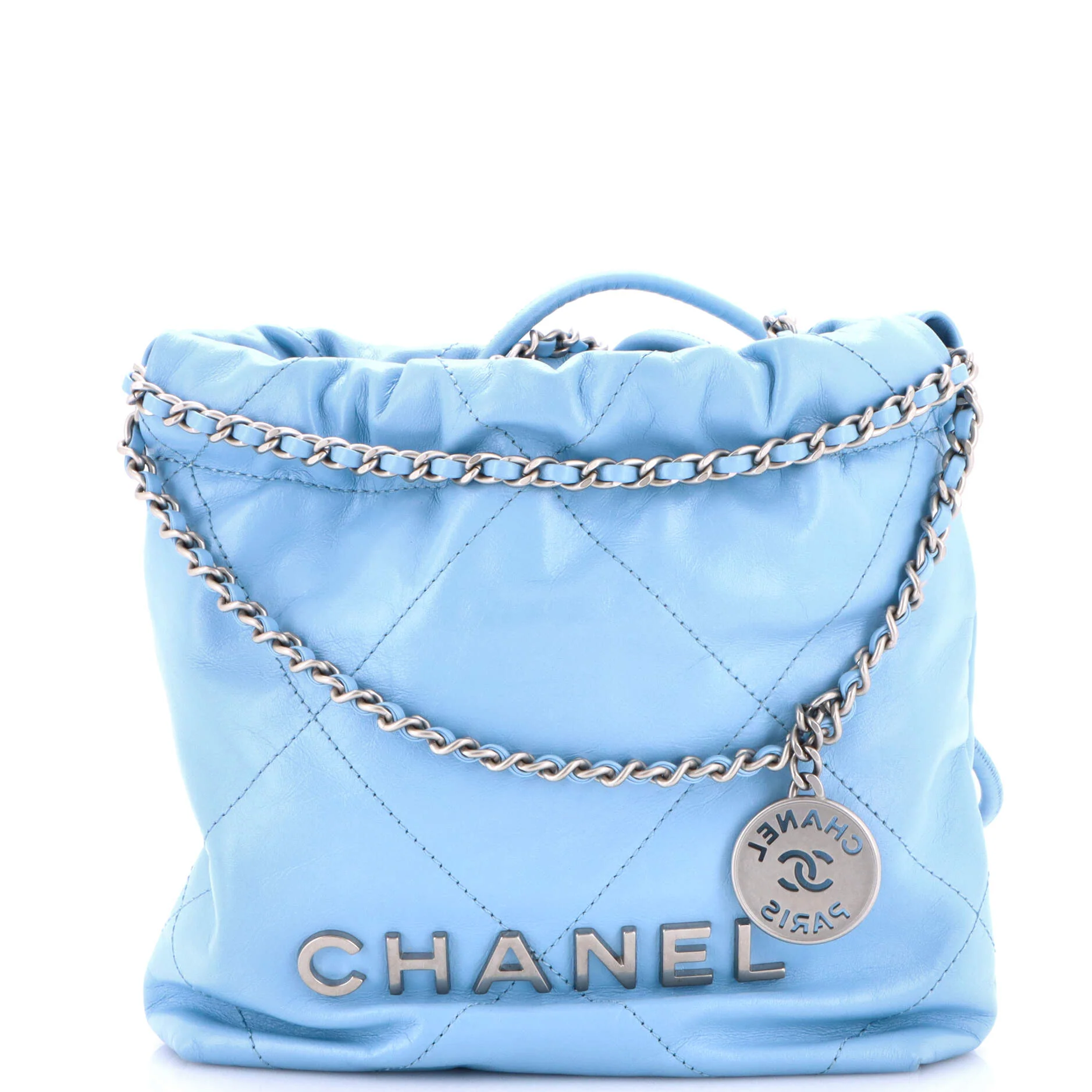 22 Chain Hobo Quilted Calfskin Mini