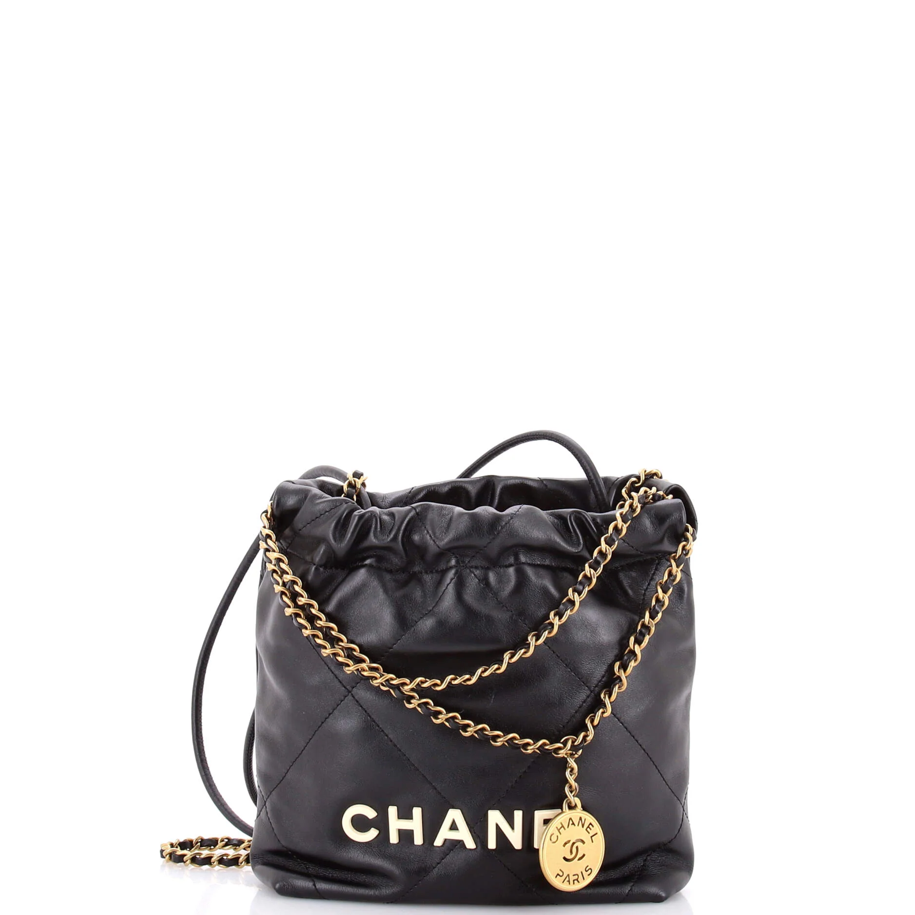 22 Chain Hobo Quilted Calfskin Mini