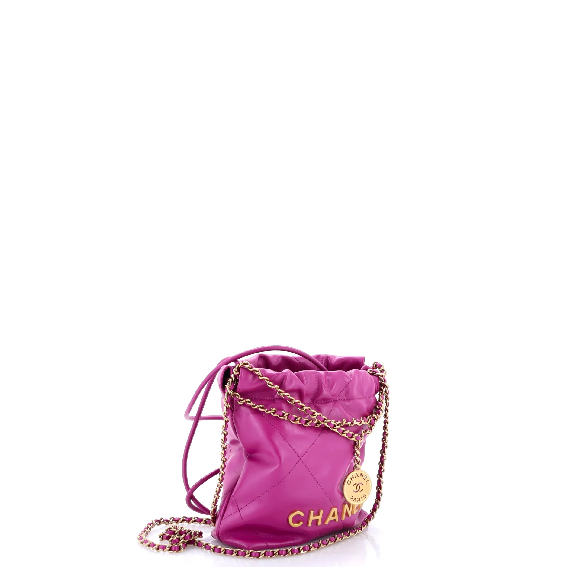 22 Chain Hobo Quilted Calfskin Mini - Image 3