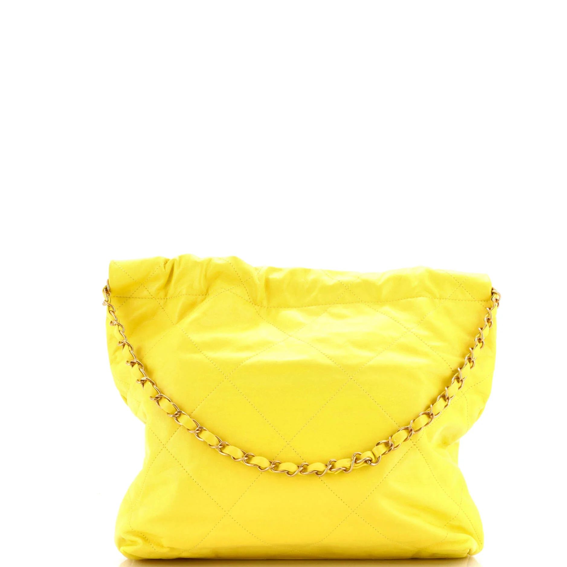 22 Chain Hobo Quilted Calfskin Small - Image 4