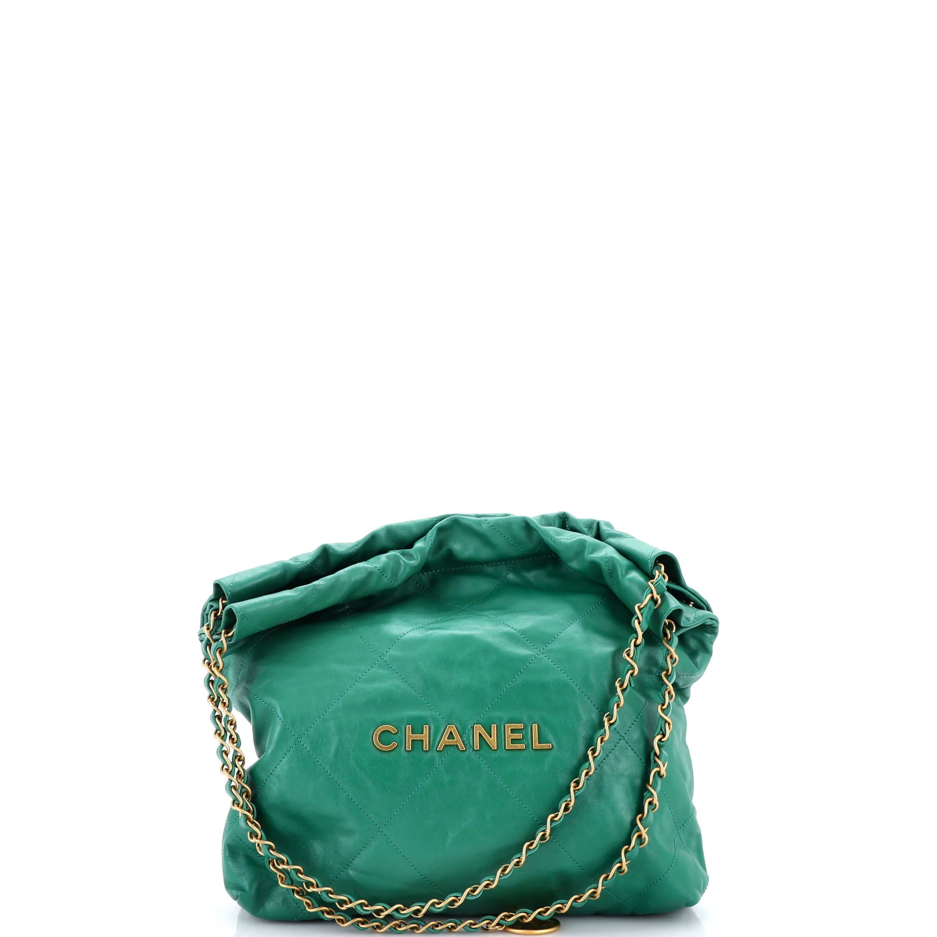 22 Chain Hobo Quilted Calfskin Small