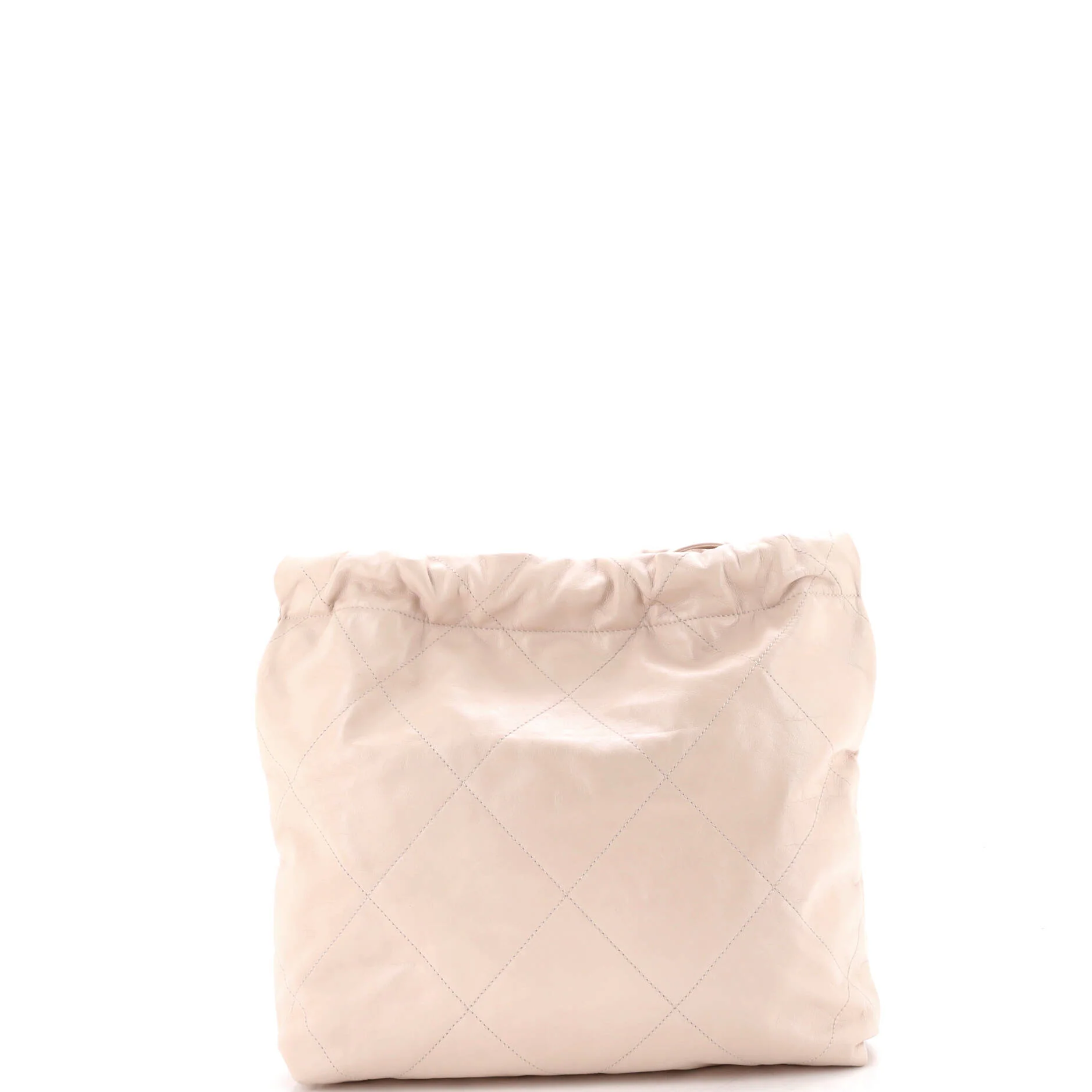 22 Chain Hobo Quilted Calfskin Small - Image 4