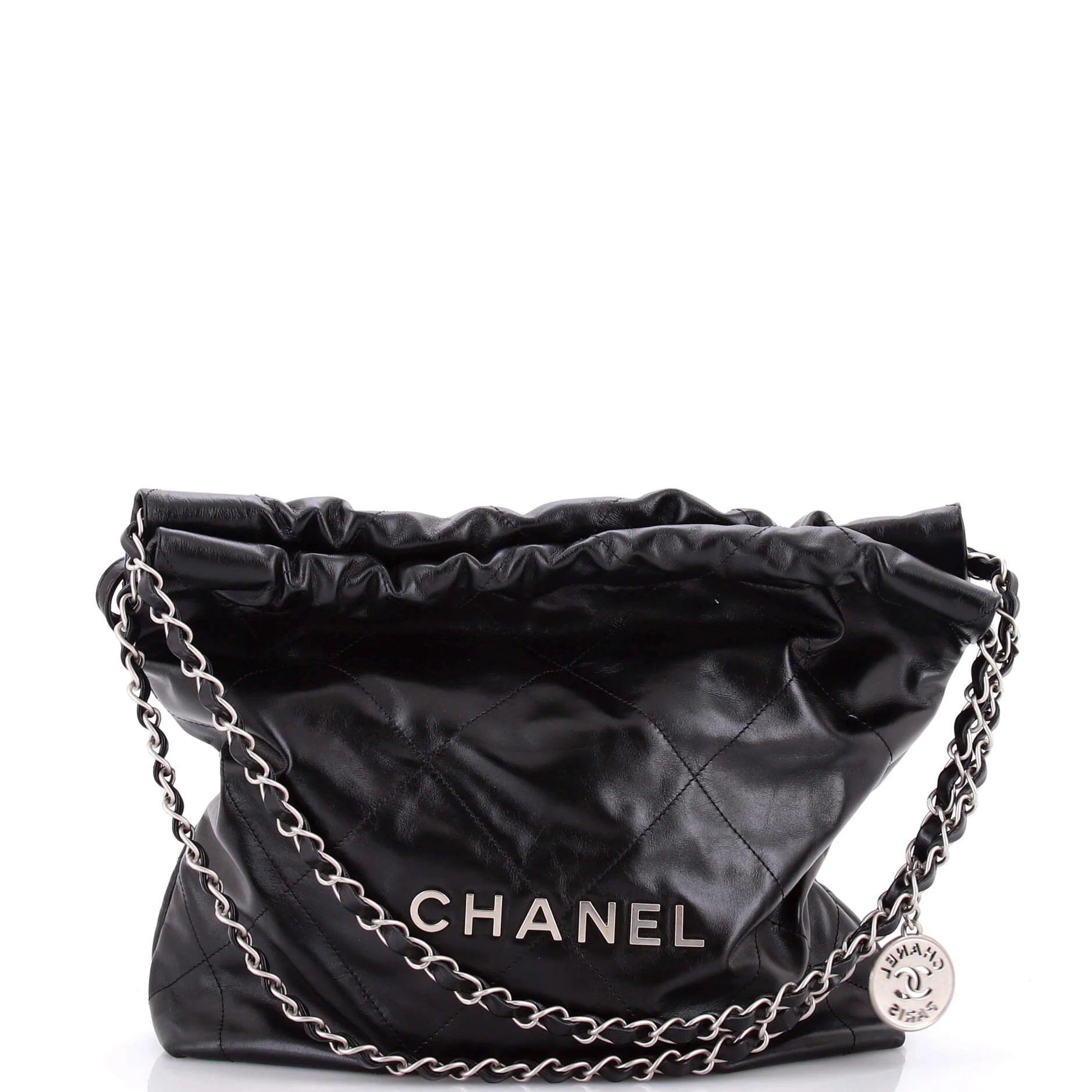 22 Chain Hobo Quilted Calfskin Small