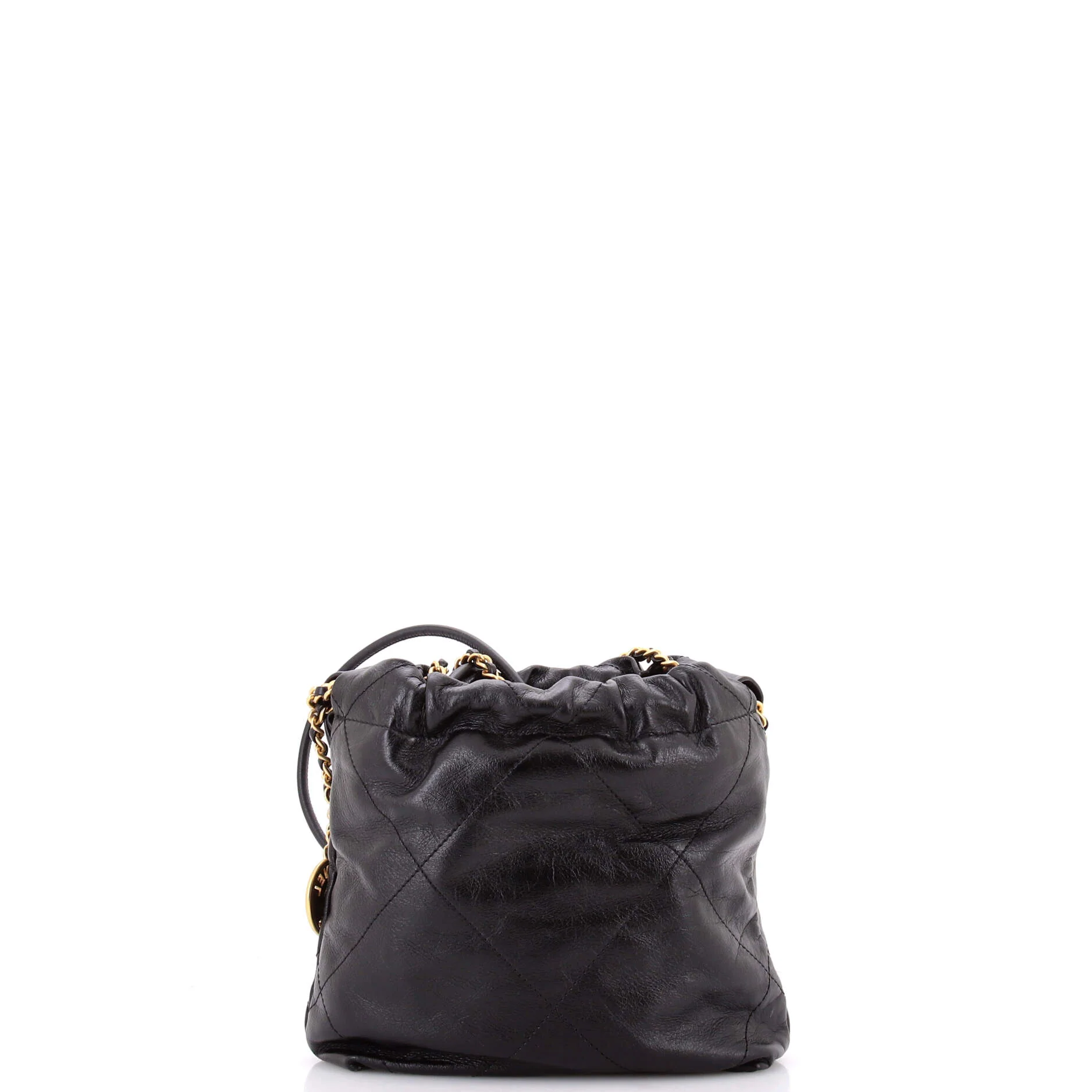 22 Chain Hobo Quilted Calfskin with Pearl Chain Mini - Image 3