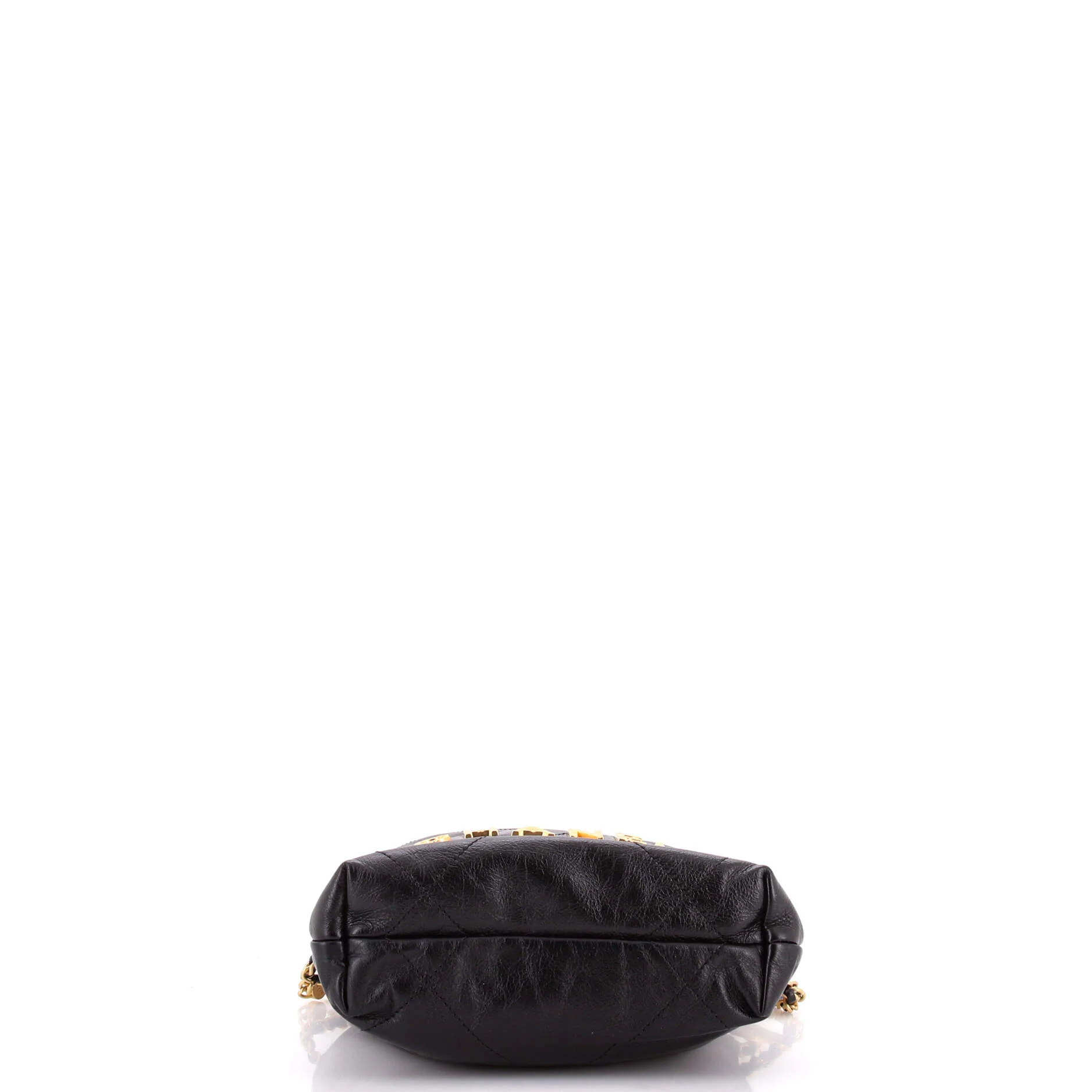 22 Chain Hobo Quilted Calfskin with Pearl Chain Mini - Image 4