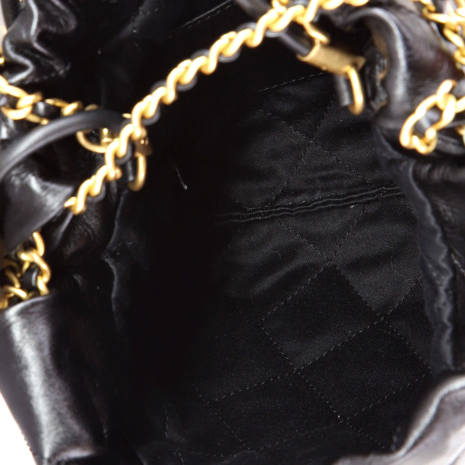 22 Chain Hobo Quilted Calfskin with Pearl Chain Mini - Image 5