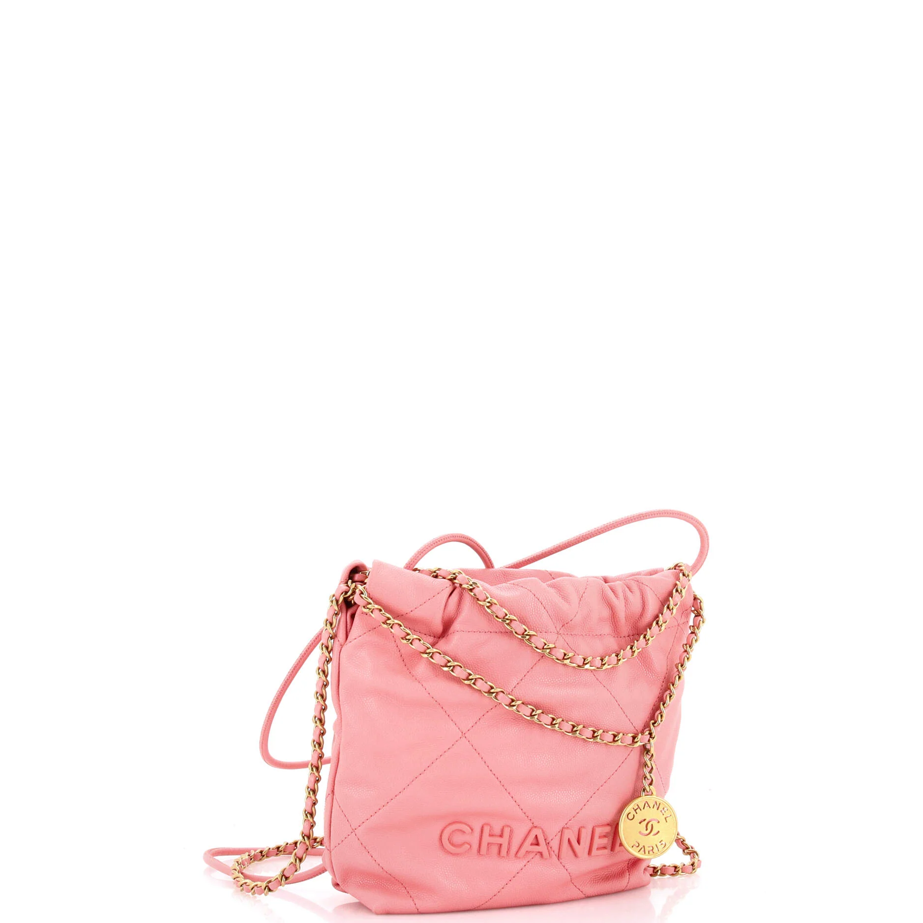 22 Chain Hobo Quilted Caviar Mini - Image 2