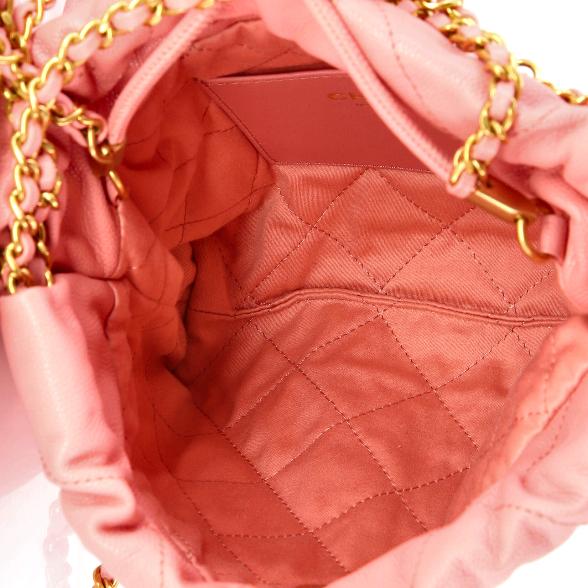 22 Chain Hobo Quilted Caviar Mini - Image 5