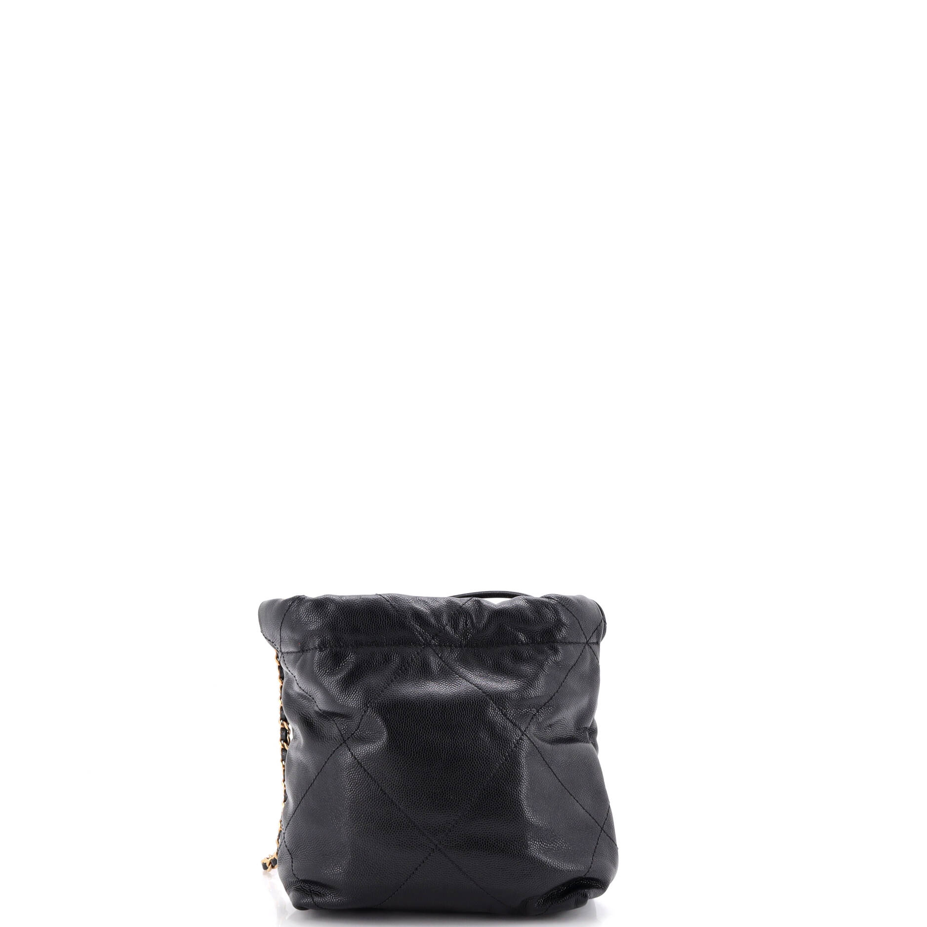 22 Chain Hobo Quilted Caviar Mini - Image 3