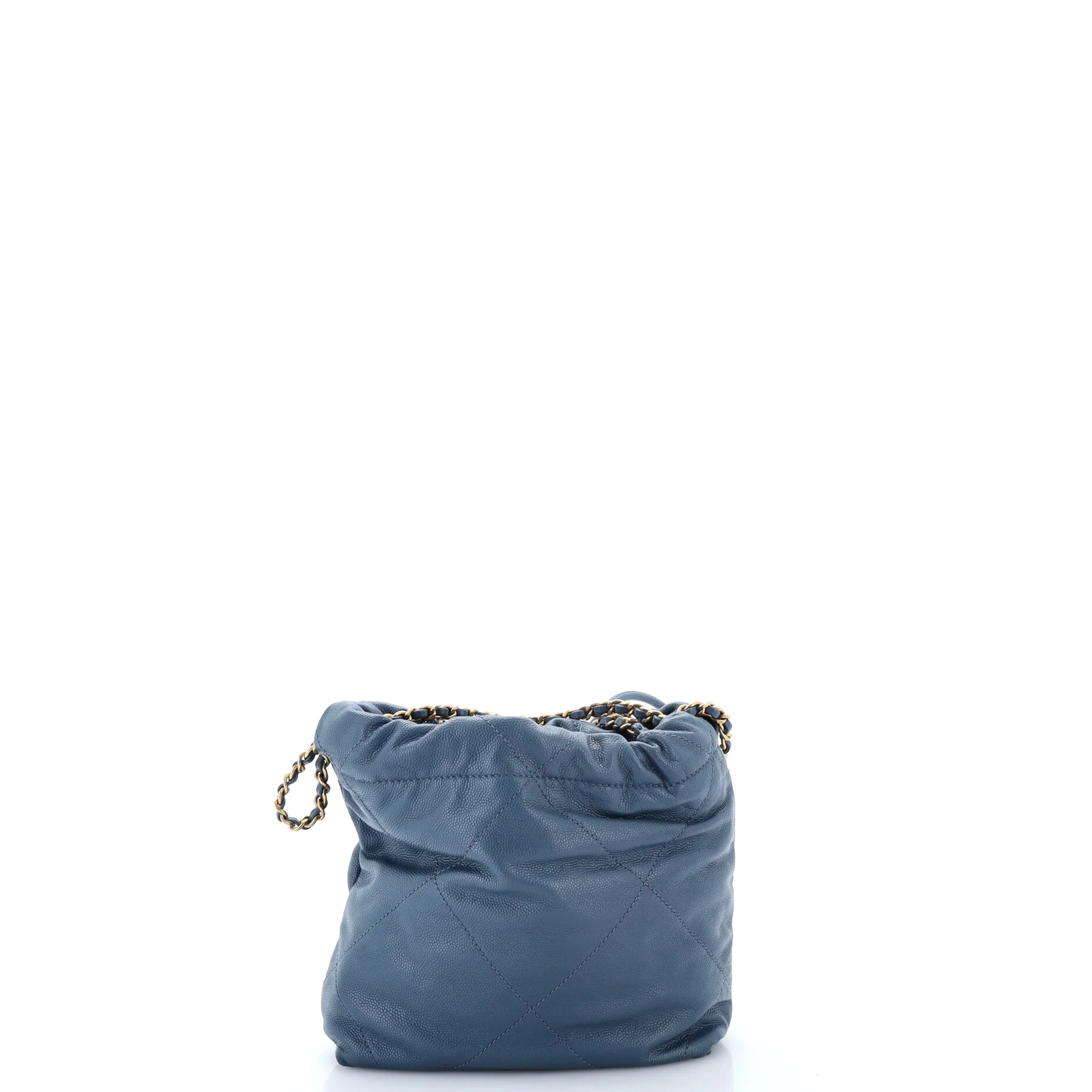 22 Chain Hobo Quilted Caviar Mini - Image 3