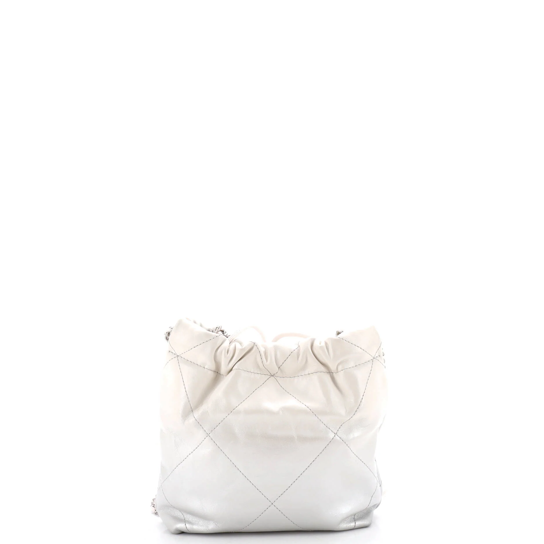 22 Chain Hobo Quilted Metallic Degrade Calfskin Mini - Image 3