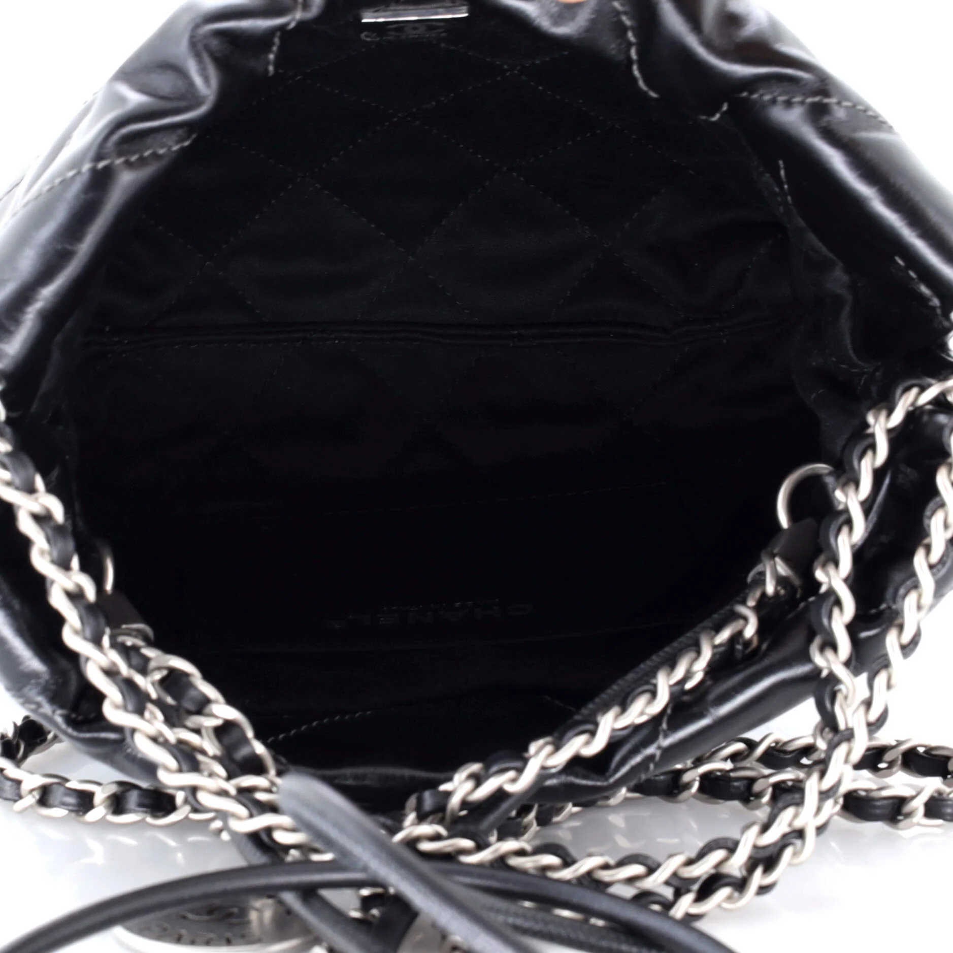 22 Chain Hobo Quilted Metallic Degrade Calfskin Mini - Image 5