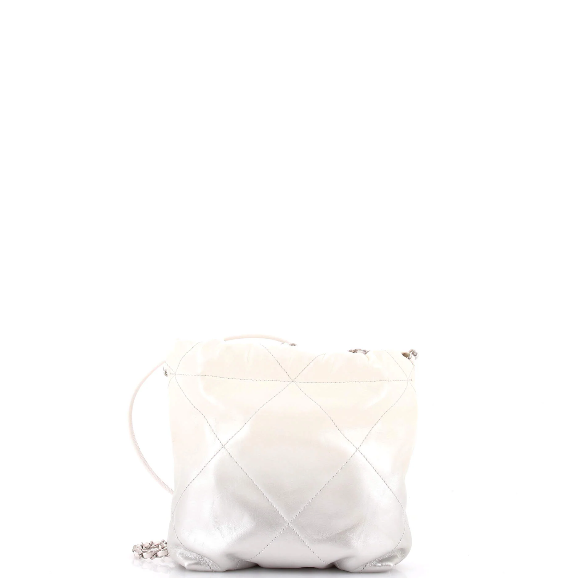 22 Chain Hobo Quilted Metallic Degrade Calfskin Mini - Image 3