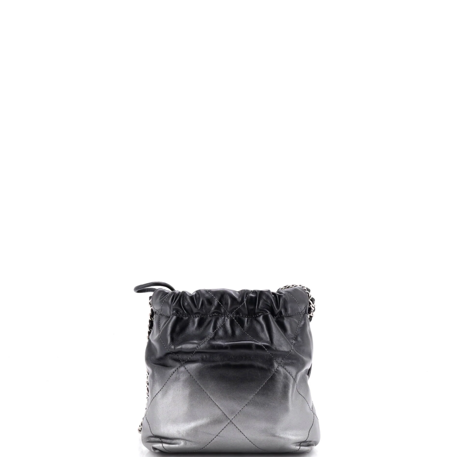 22 Chain Hobo Quilted Metallic Degrade Calfskin Mini - Image 3