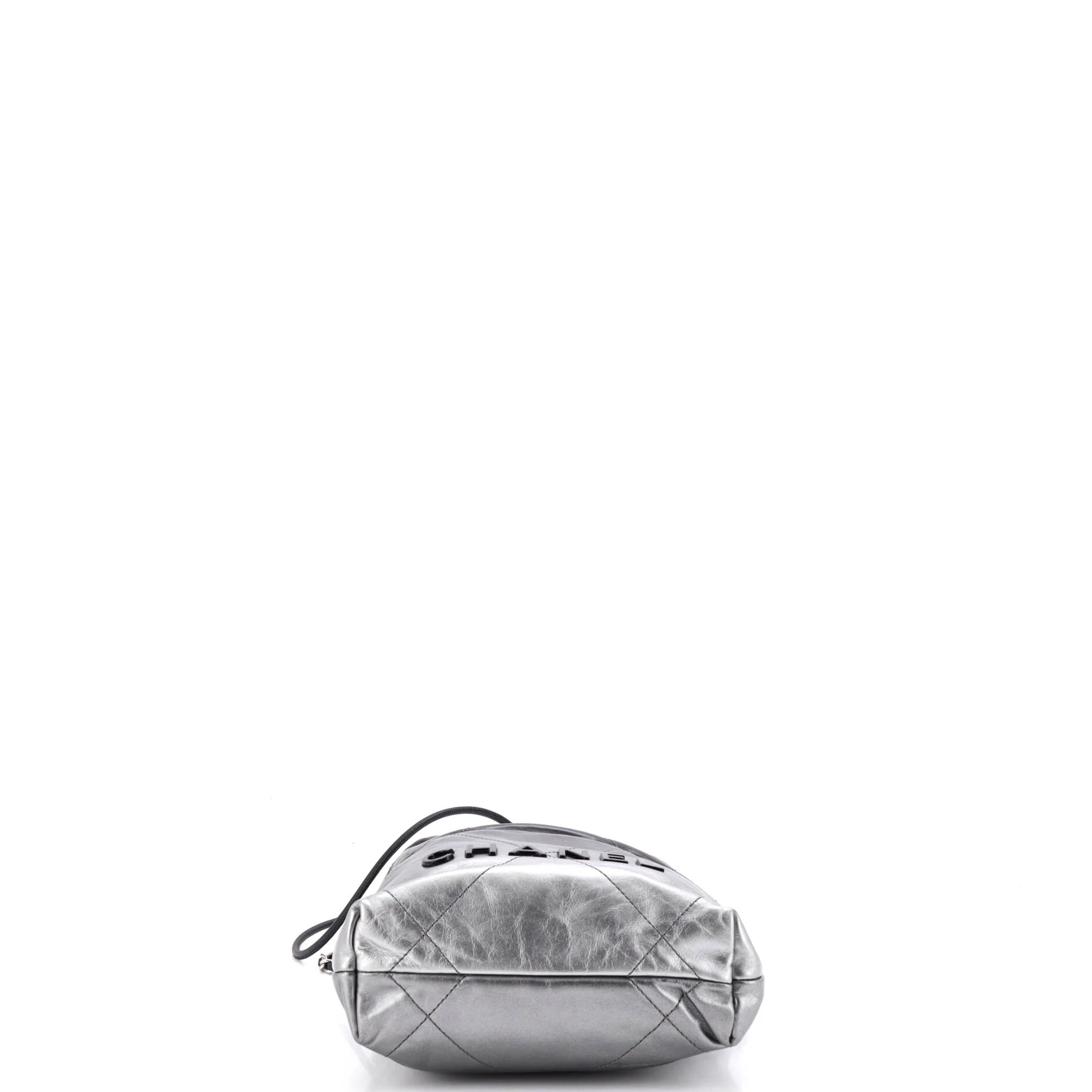 22 Chain Hobo Quilted Metallic Degrade Calfskin Mini - Image 4