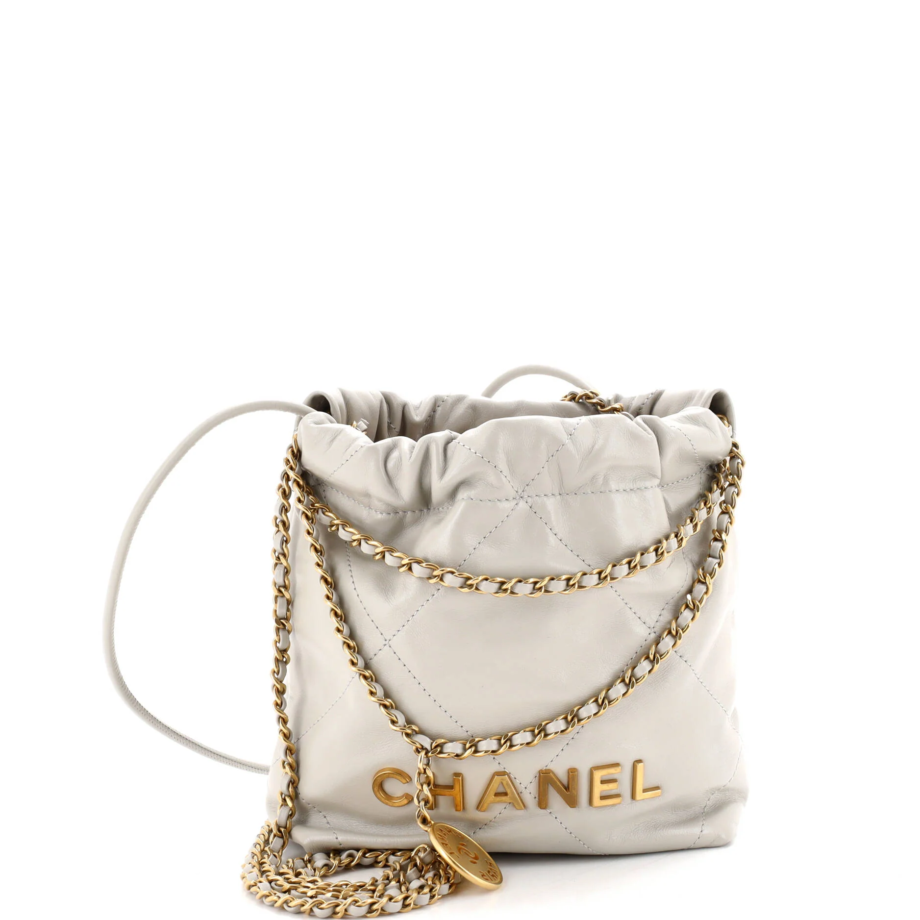 22 Chain Hobo Quilted Calfskin Mini