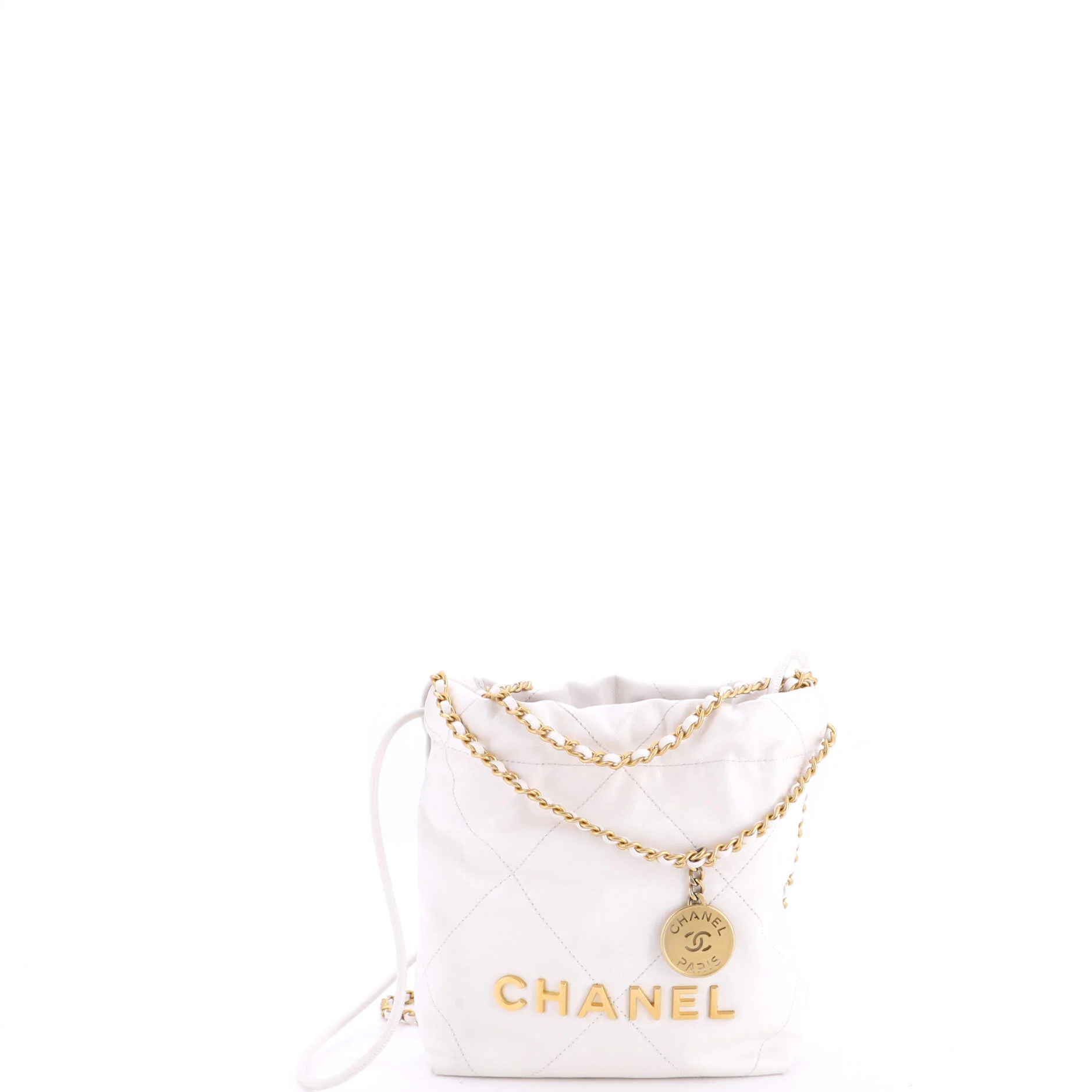 22 Chain Hobo Quilted Calfskin Mini