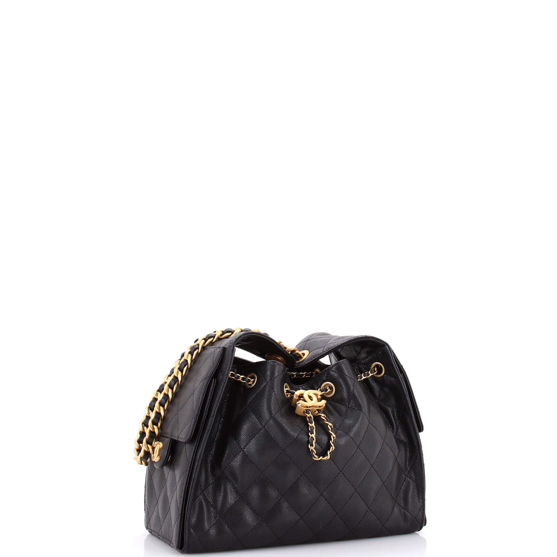 25 Hobo Bag Quilted Caviar Small - Image 2