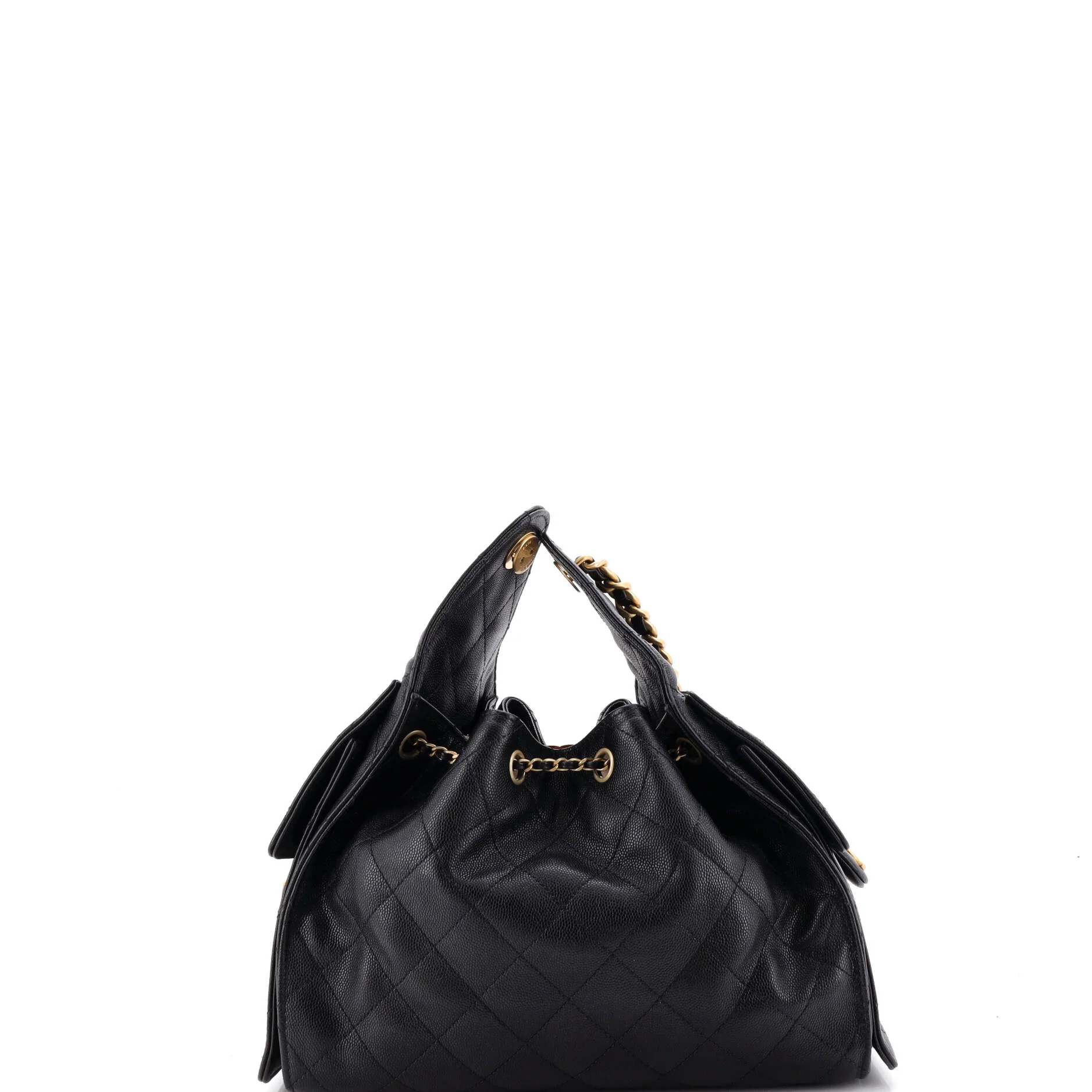 25 Hobo Bag Quilted Caviar Small - Image 4