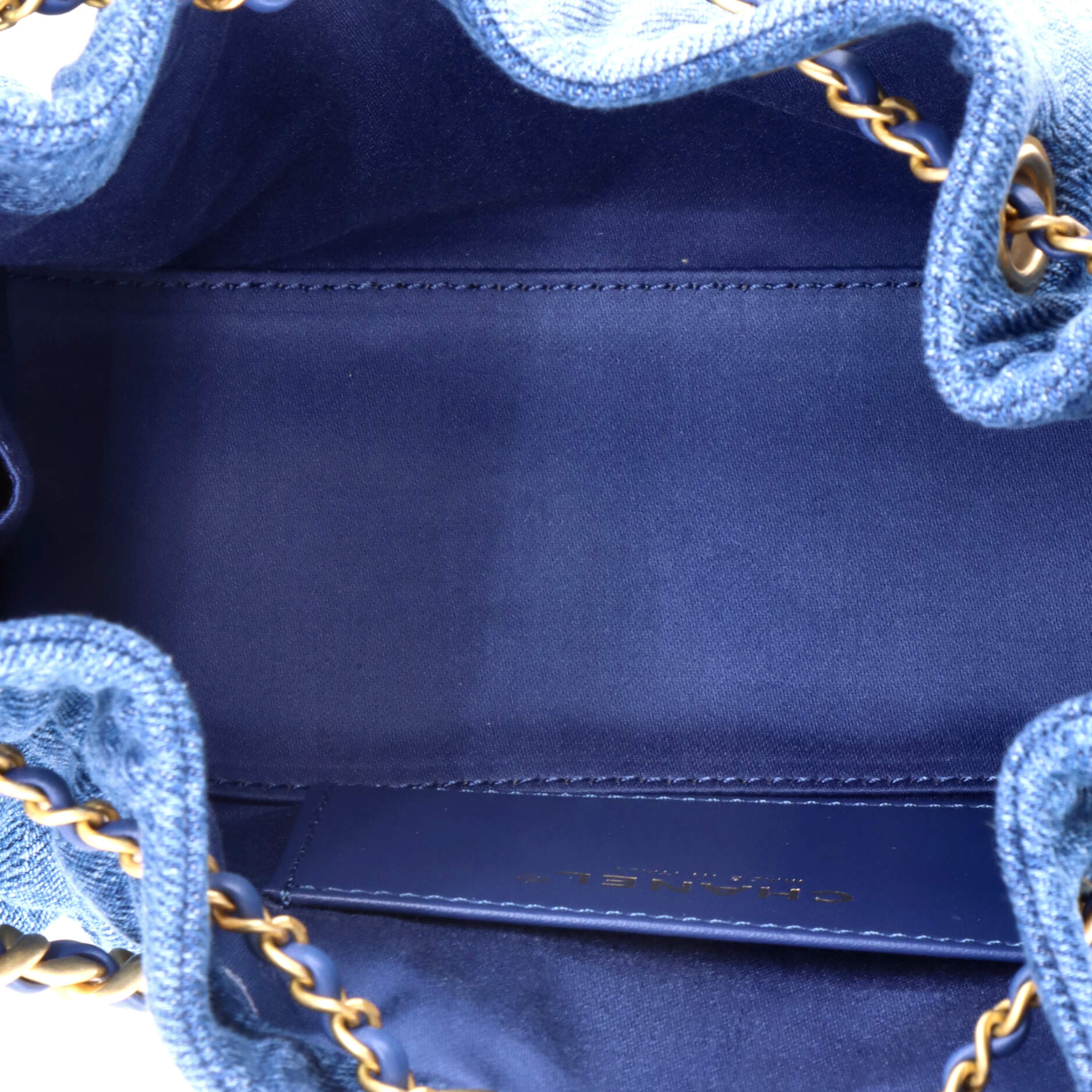 25 Hobo Bag Quilted Denim Mini - Image 5