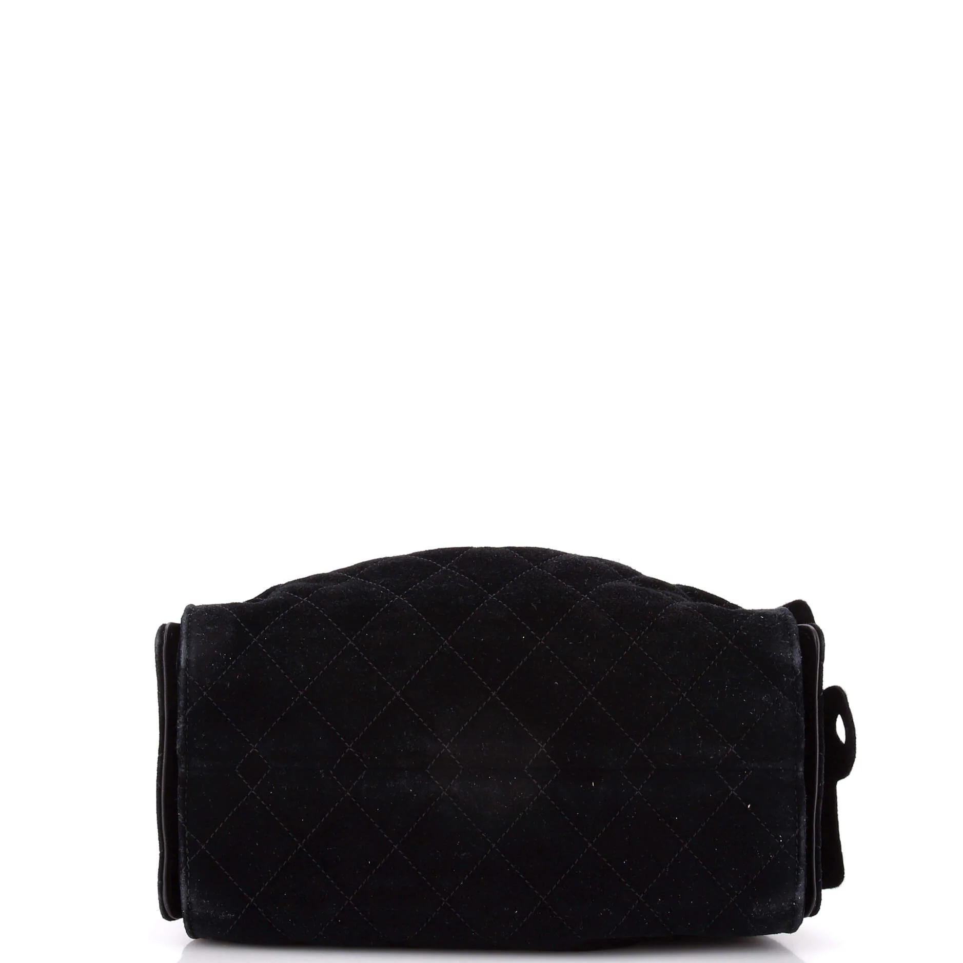 25 Hobo Bag Quilted Suede Small - Image 4