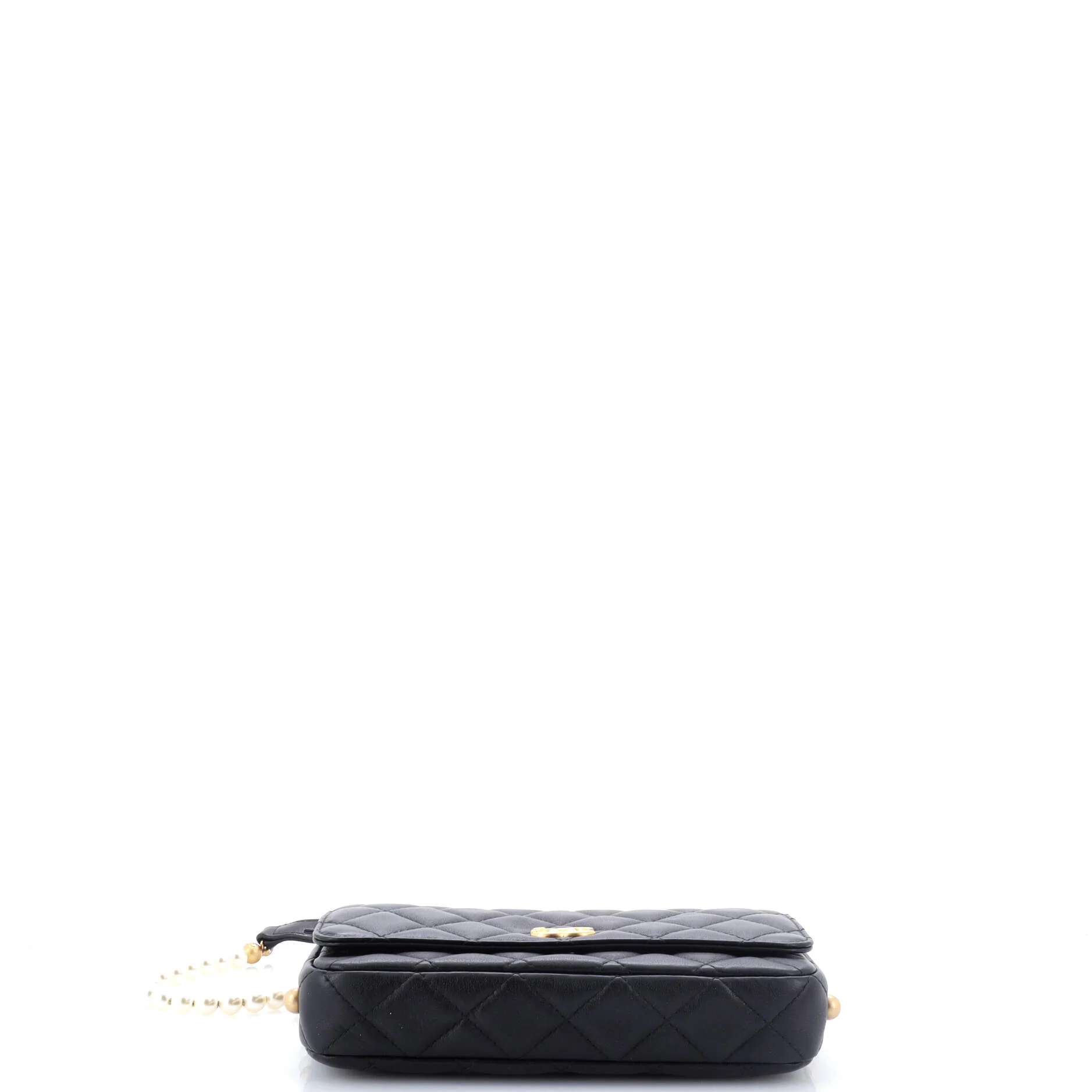 About Pearls Wallet on Chain Quilted Calfskin - Image 4