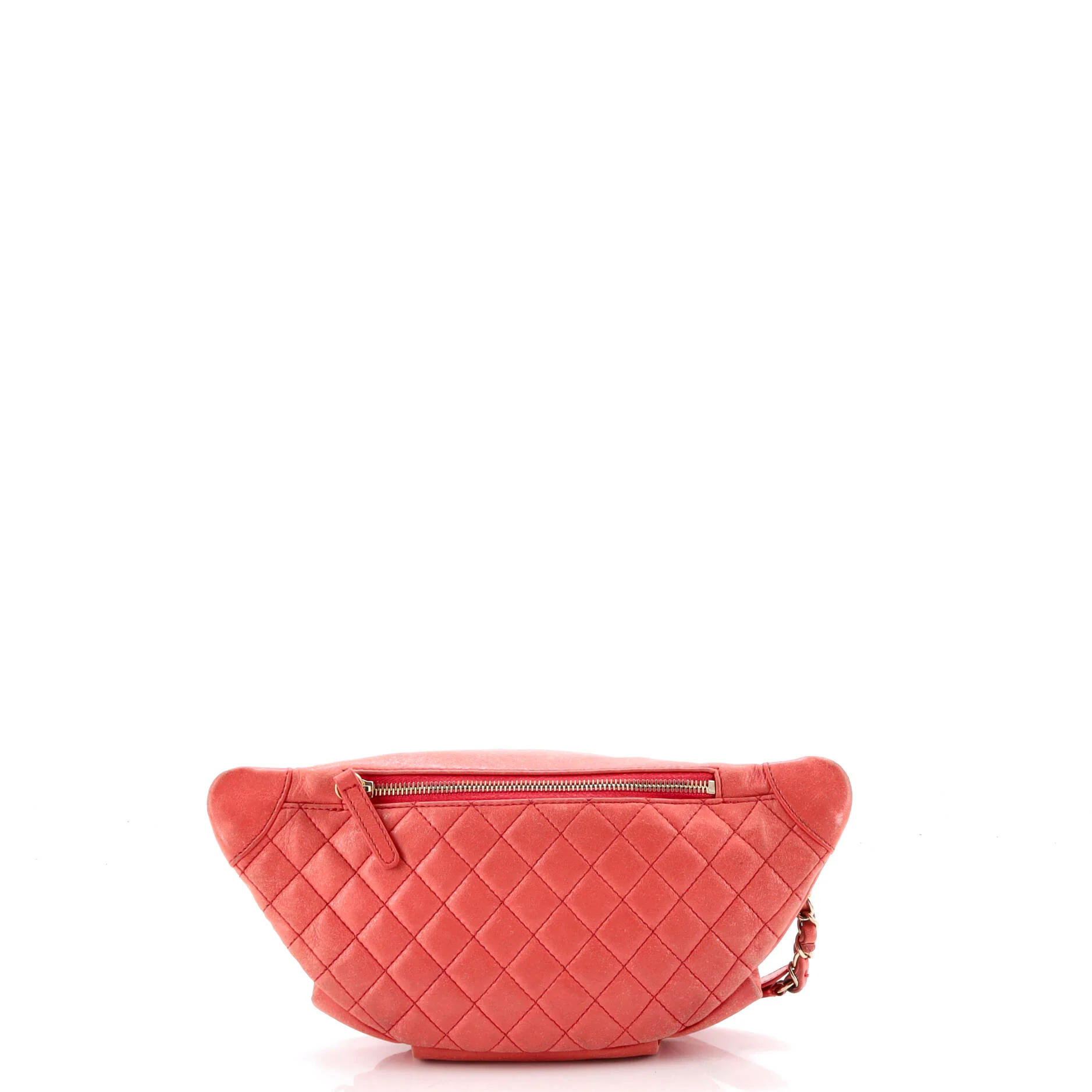 Bi Classic Waist Bag Quilted Crumpled Calfskin - Image 3