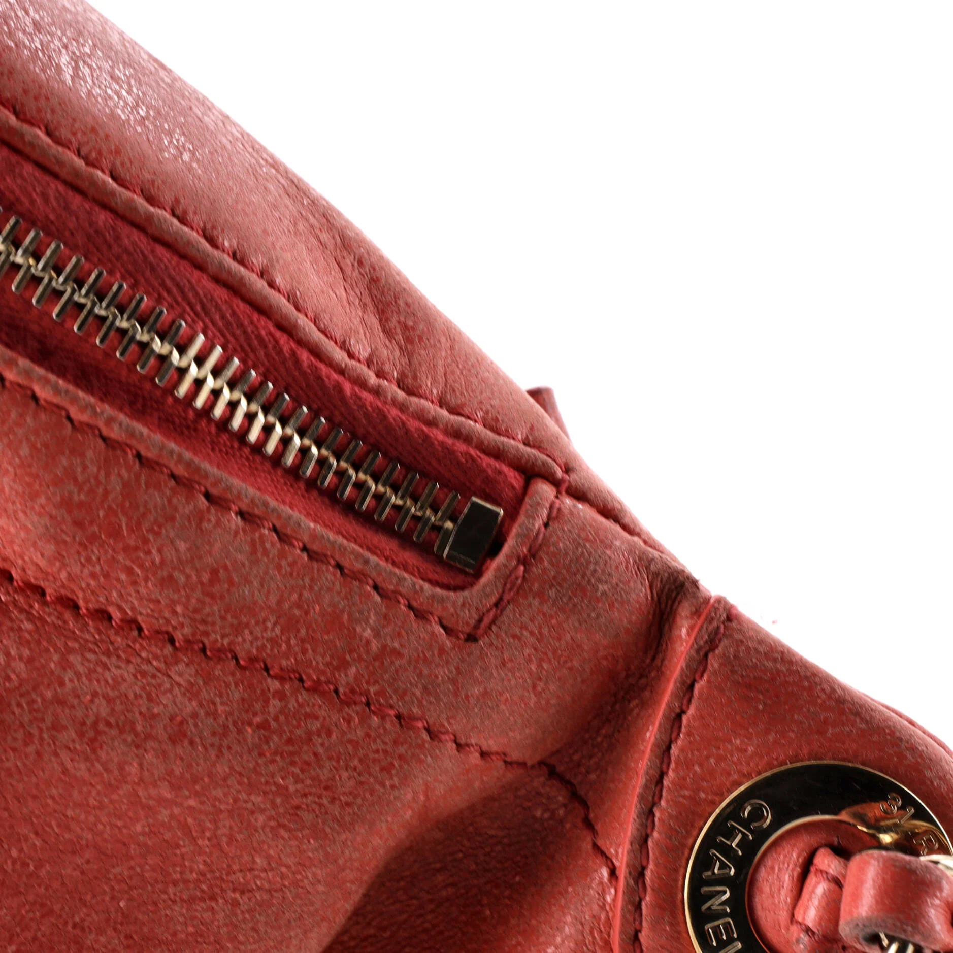 Bi Classic Waist Bag Quilted Crumpled Calfskin - Image 6