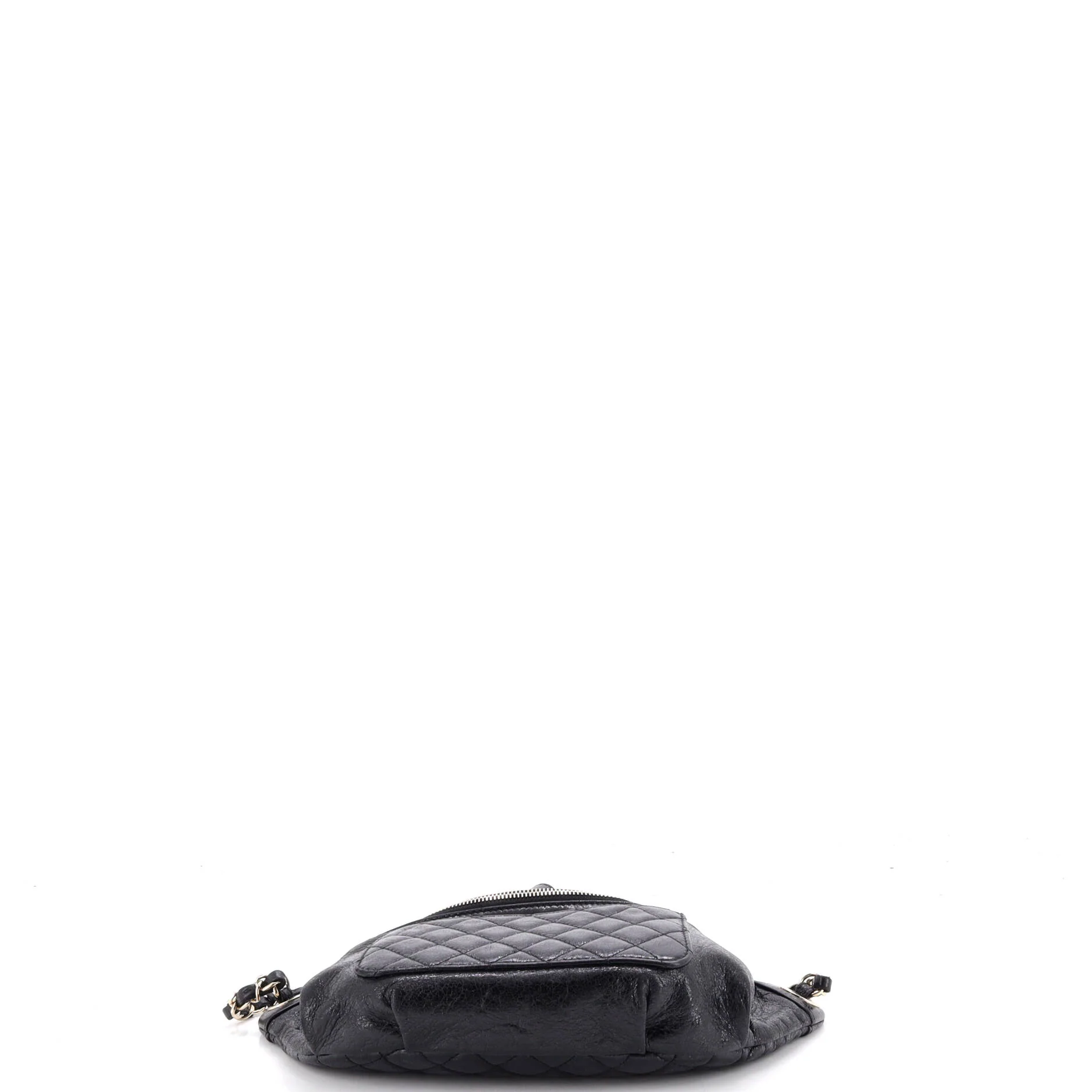 Bi Classic Waist Bag Quilted Crumpled Calfskin - Image 4