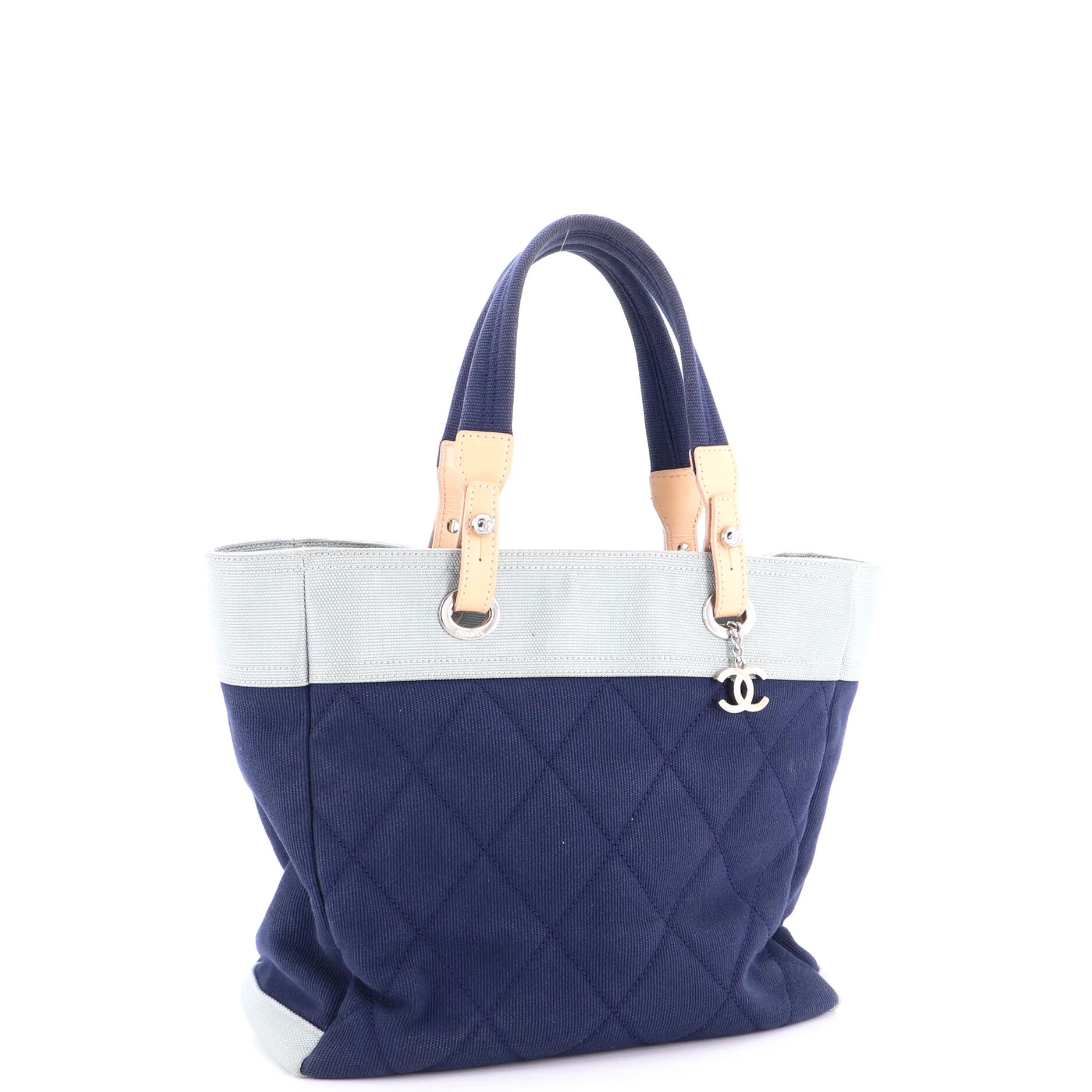 Biarritz Tote Quilted Canvas Large - Image 2
