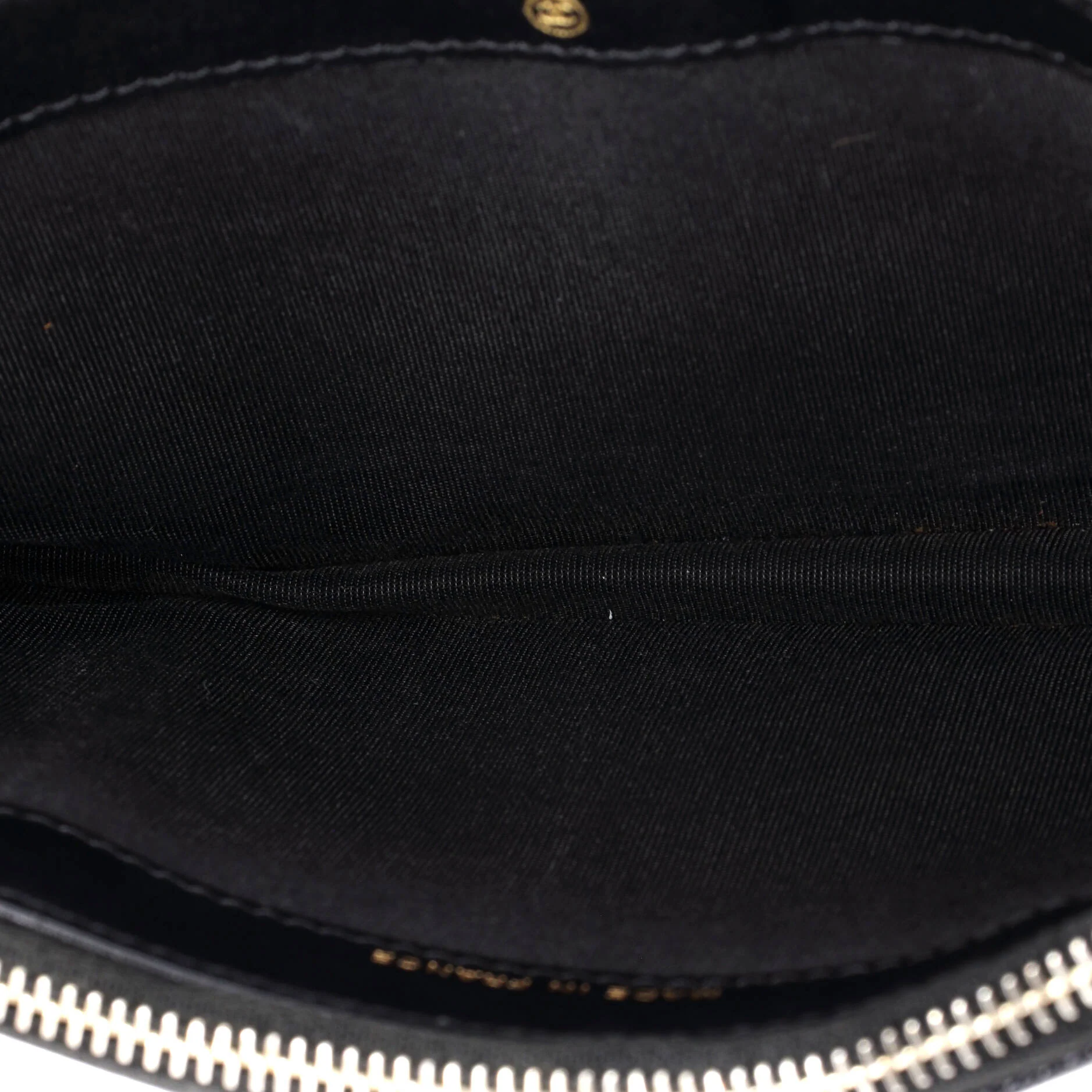 Boy Double Zip Clutch with Chain Quilted Caviar - Image 6