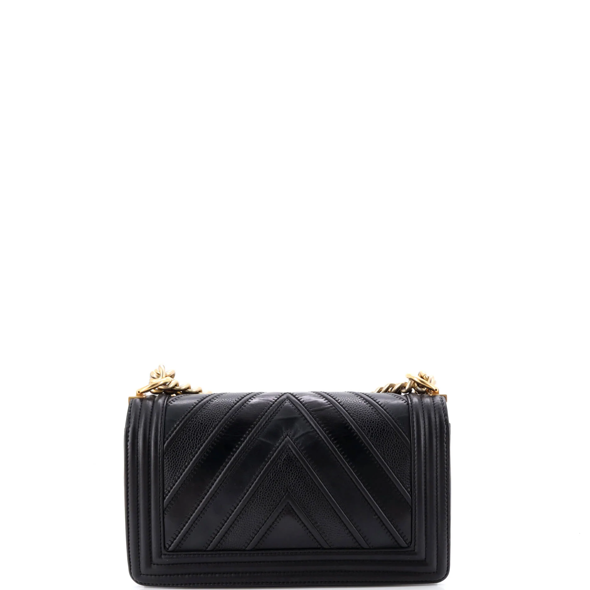 Boy Flap Bag Chevron Calfskin Old Medium - Image 3