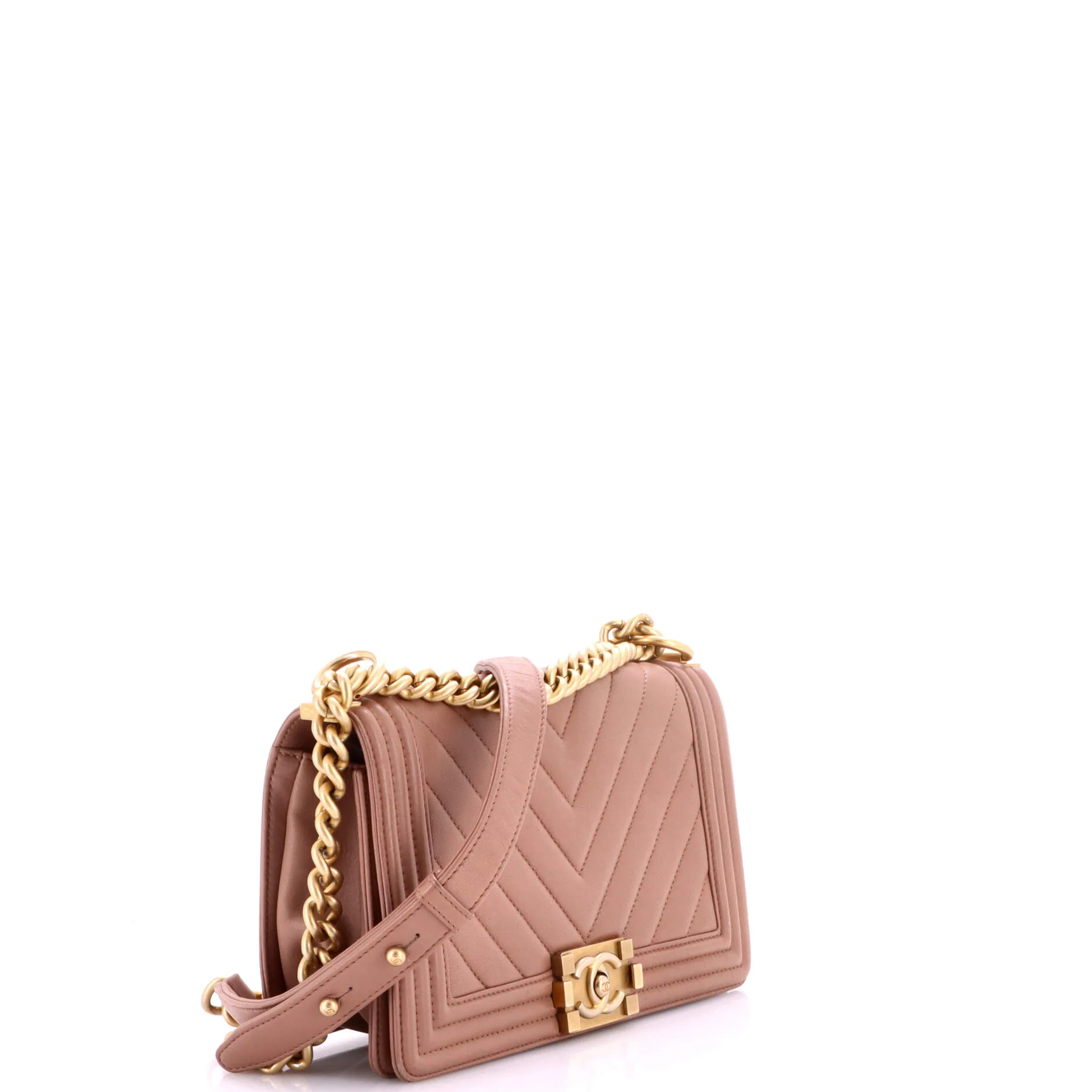 Boy Flap Bag Chevron Calfskin Old Medium - Image 2