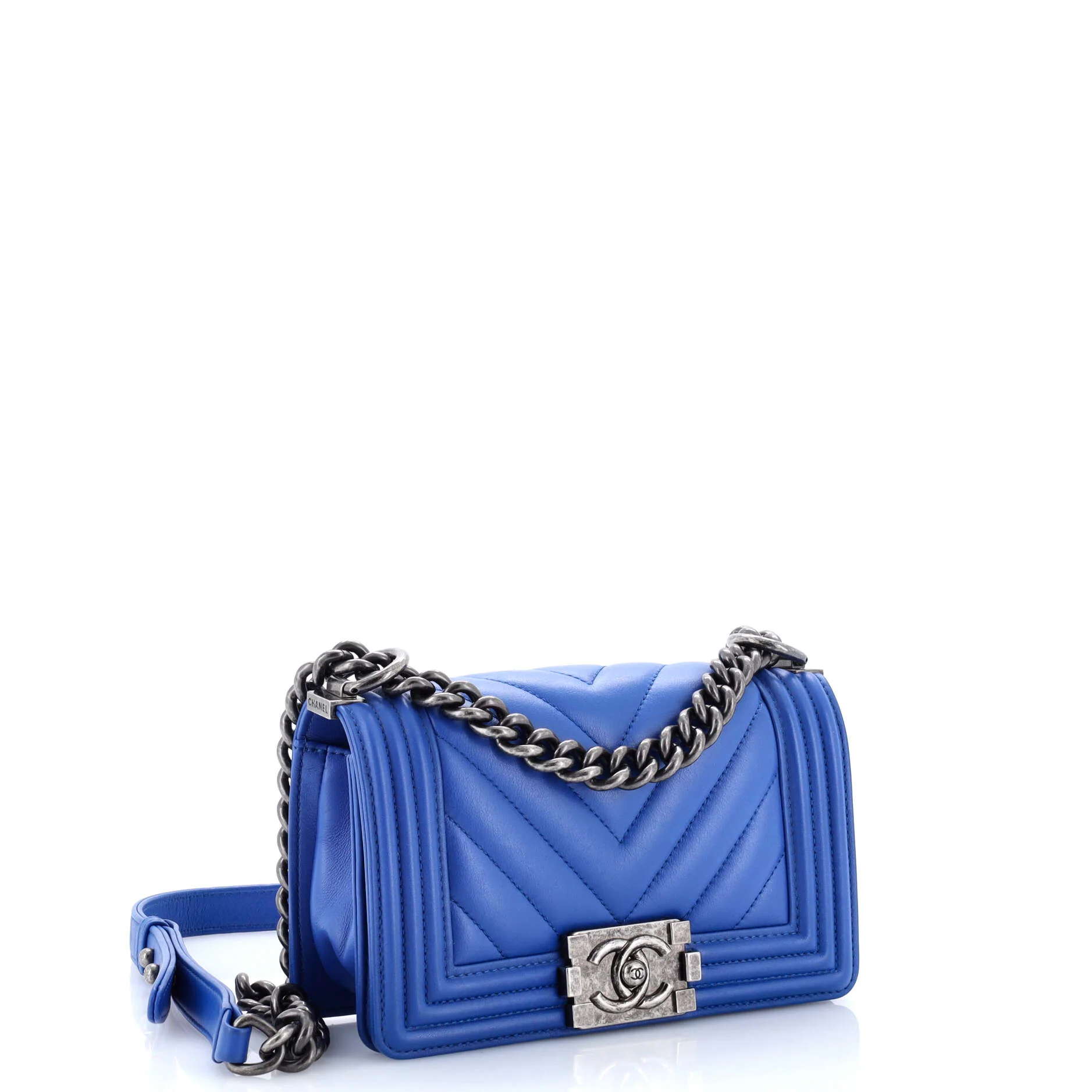 Boy Flap Bag Chevron Calfskin Small - Image 2