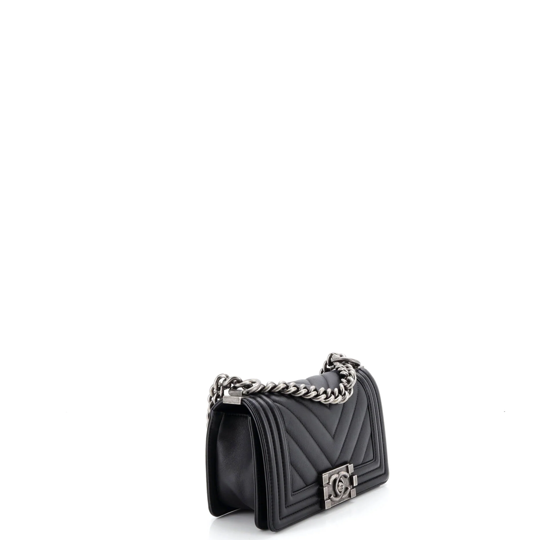Boy Flap Bag Chevron Calfskin Small - Image 2